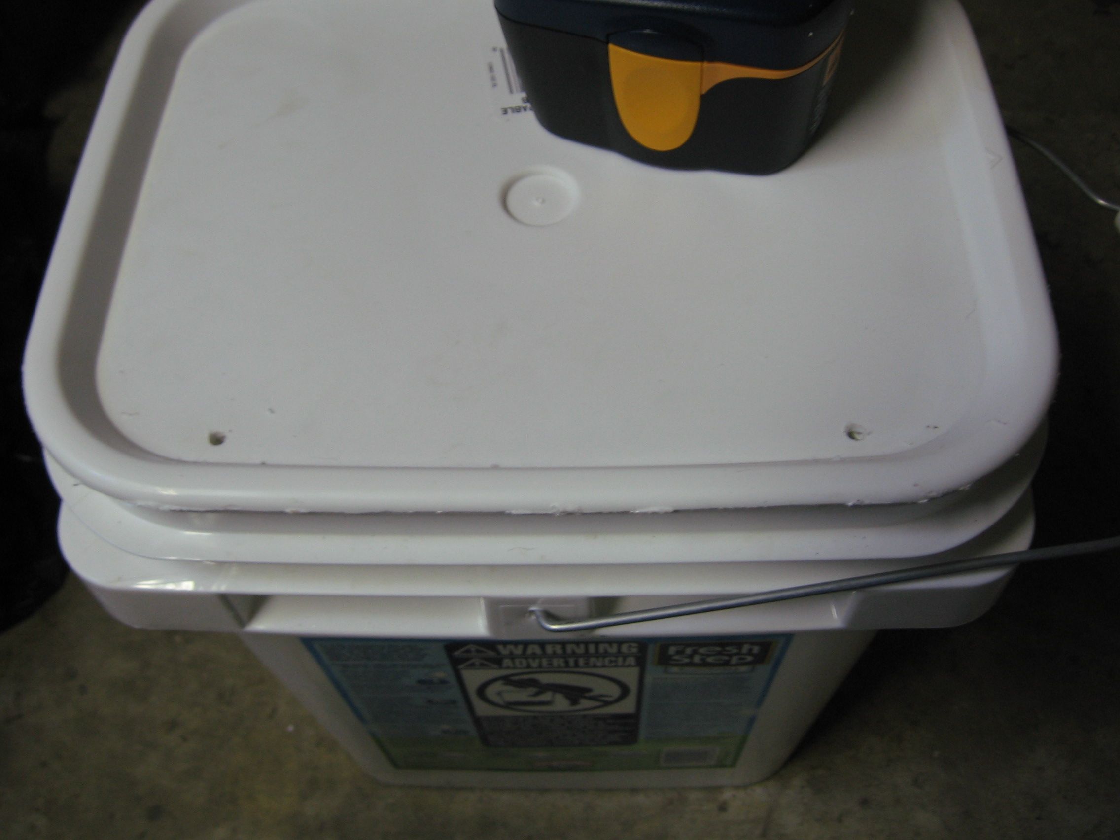 Simple Hinged Lid for a 5 Gallon Bucket 5 Steps Instructables