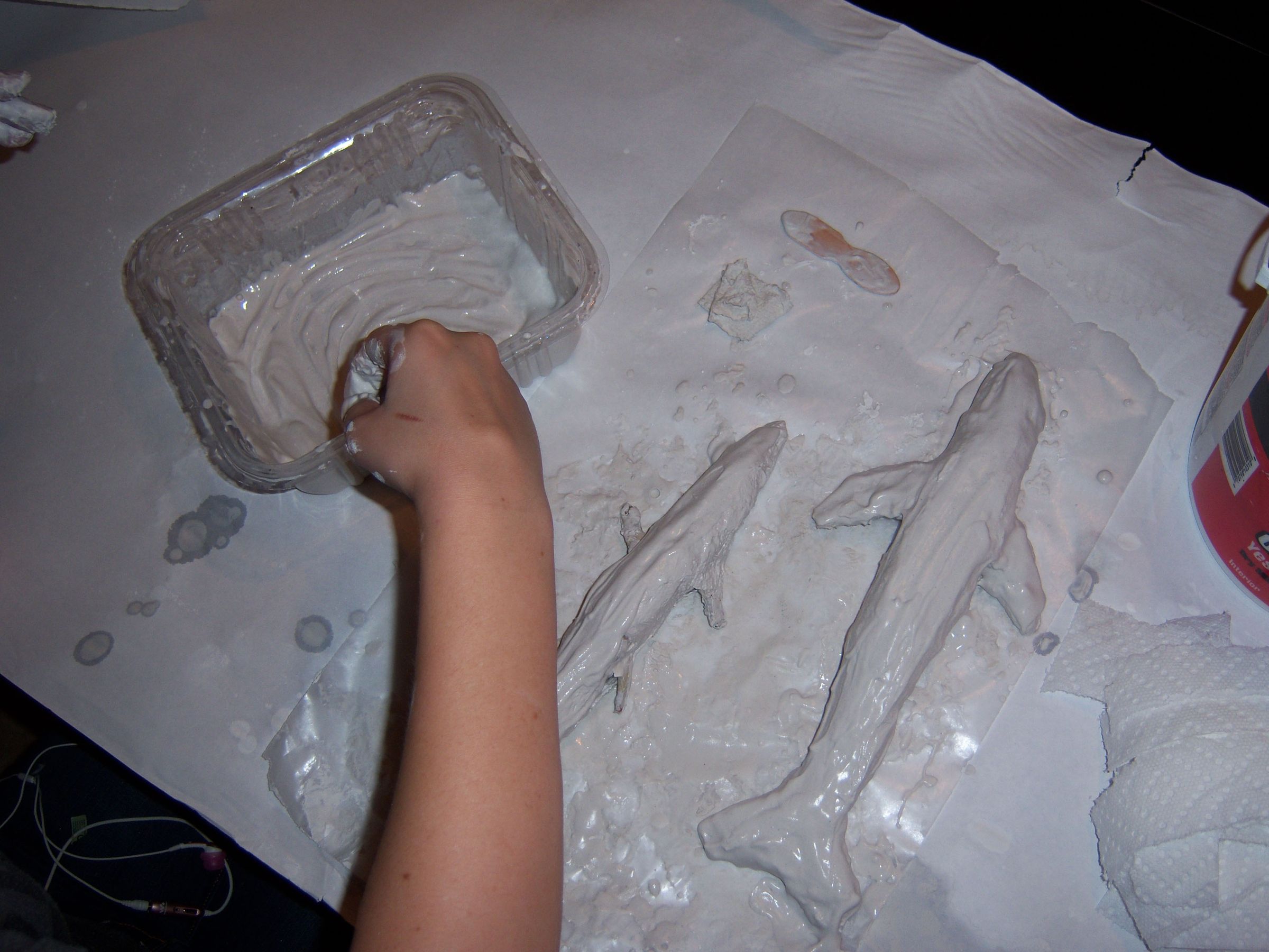 Plaster Models for School Project ("Plaster Mache") 7 Steps
