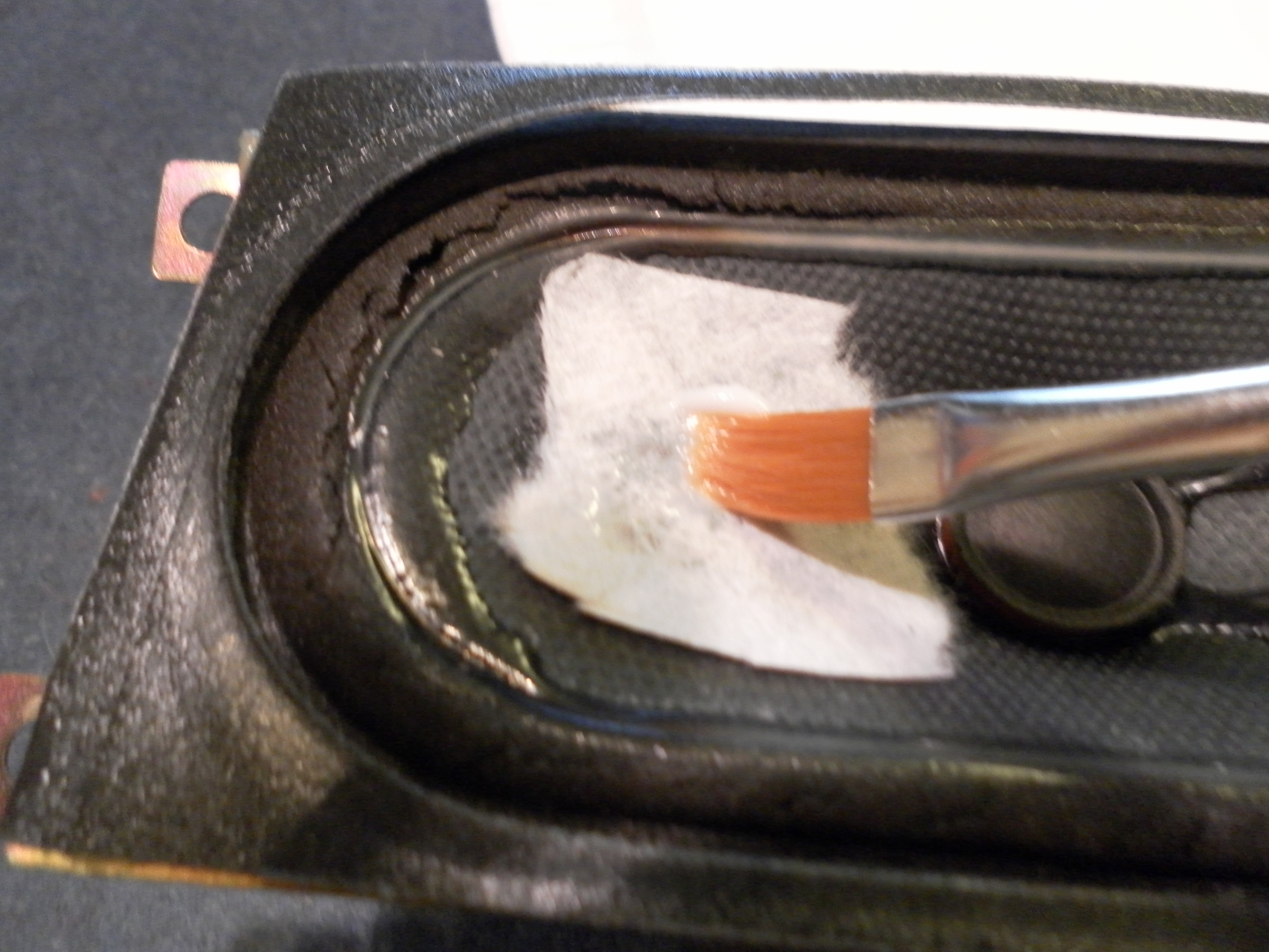 How to Repair a Cracked Speaker Cone. 5 Steps Instructables