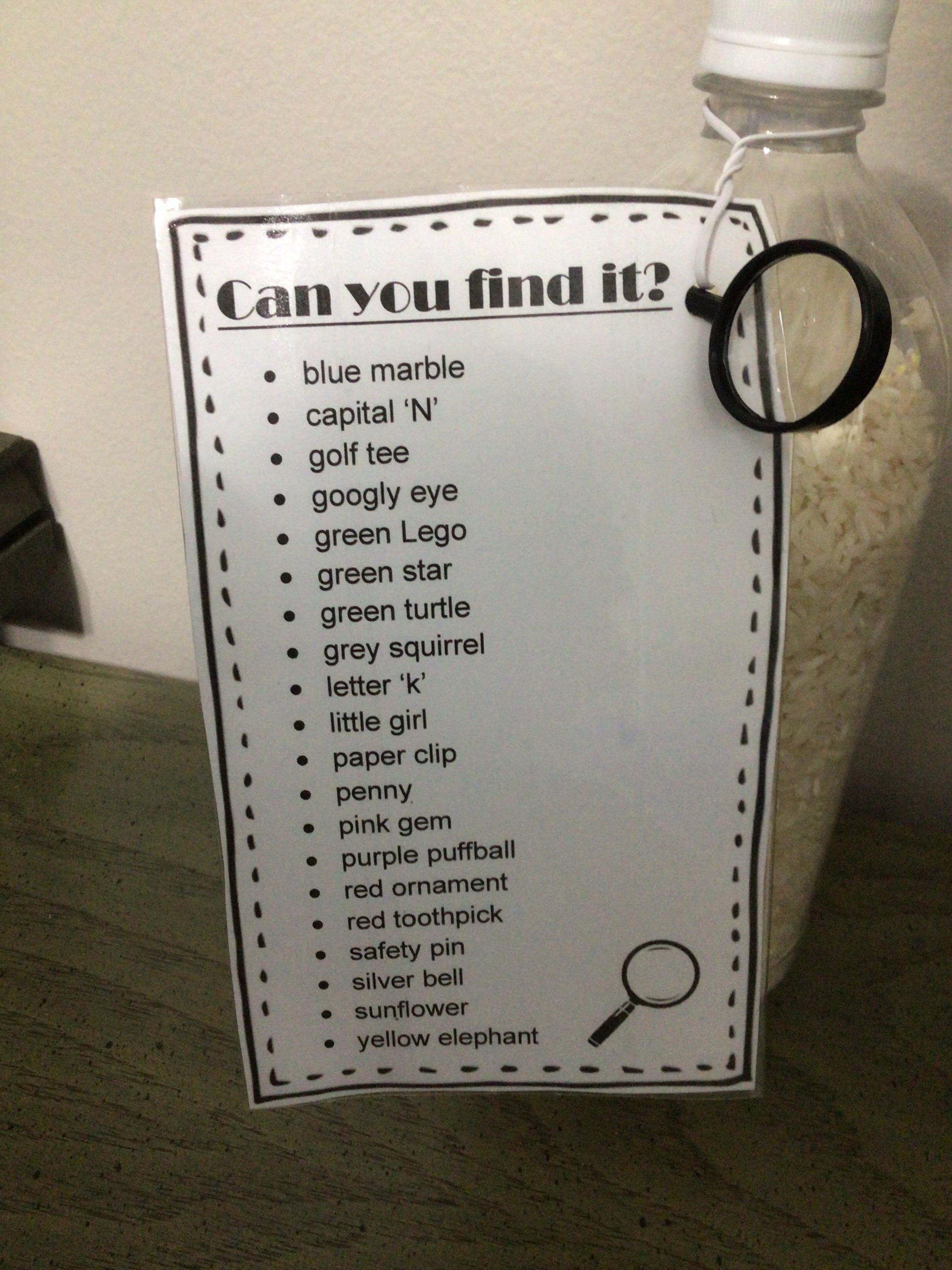 Search & Find Jar 5 Steps Instructables