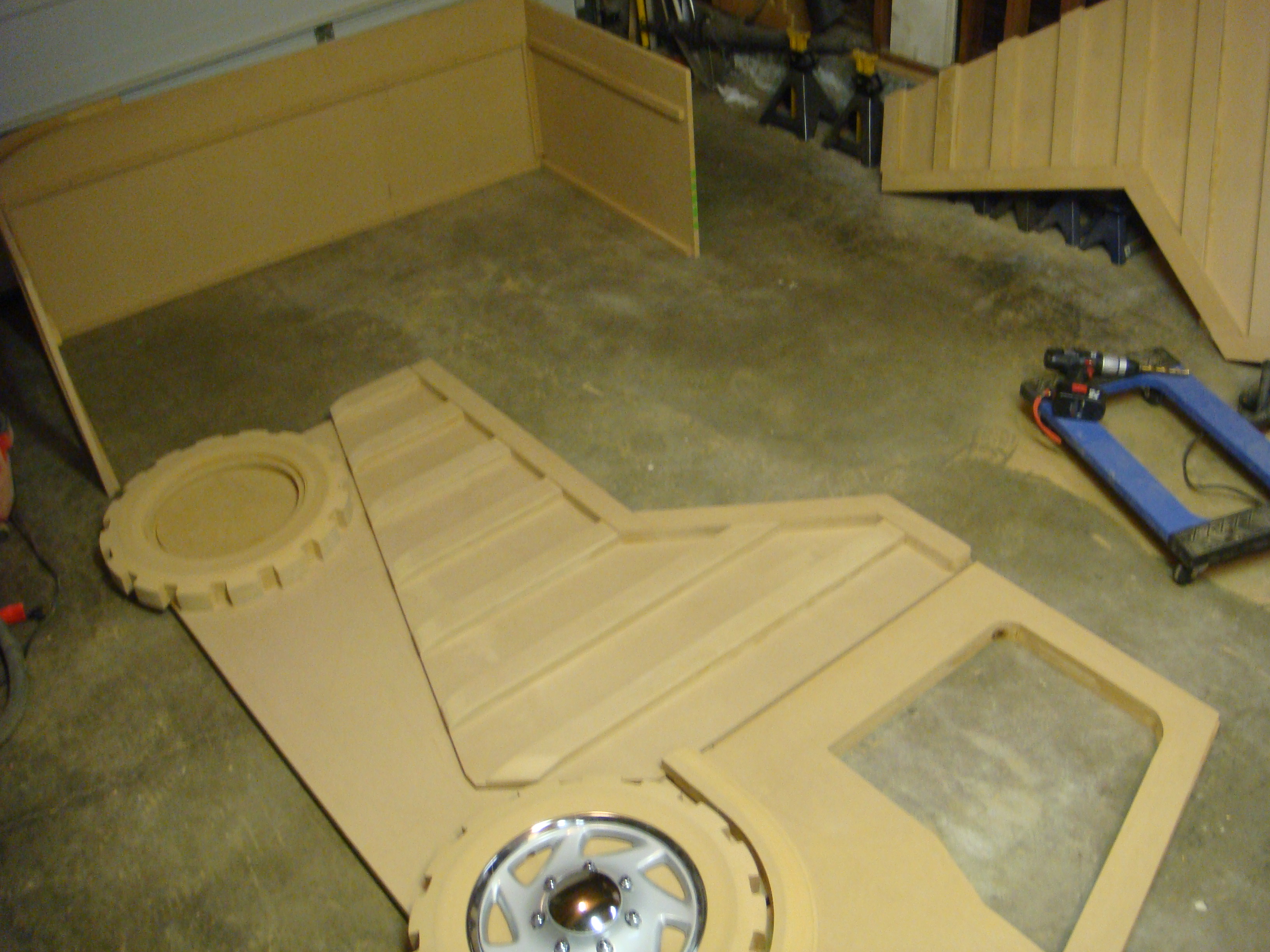 Building a Dump Truck Bed With Front Loader Book Shelf 7 Steps (with