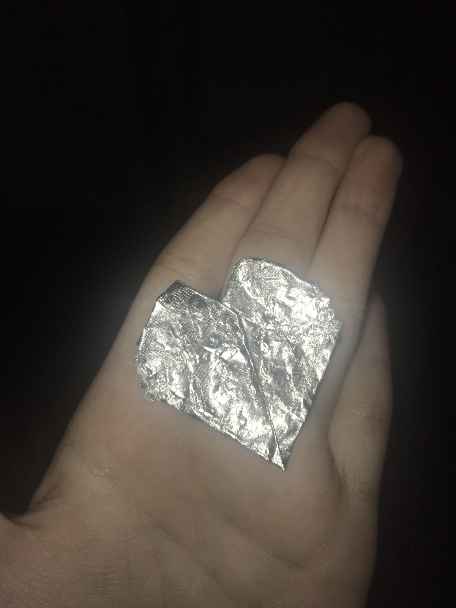 Easy Steps Gum Wrapper Heart : 7 Steps - Instructables