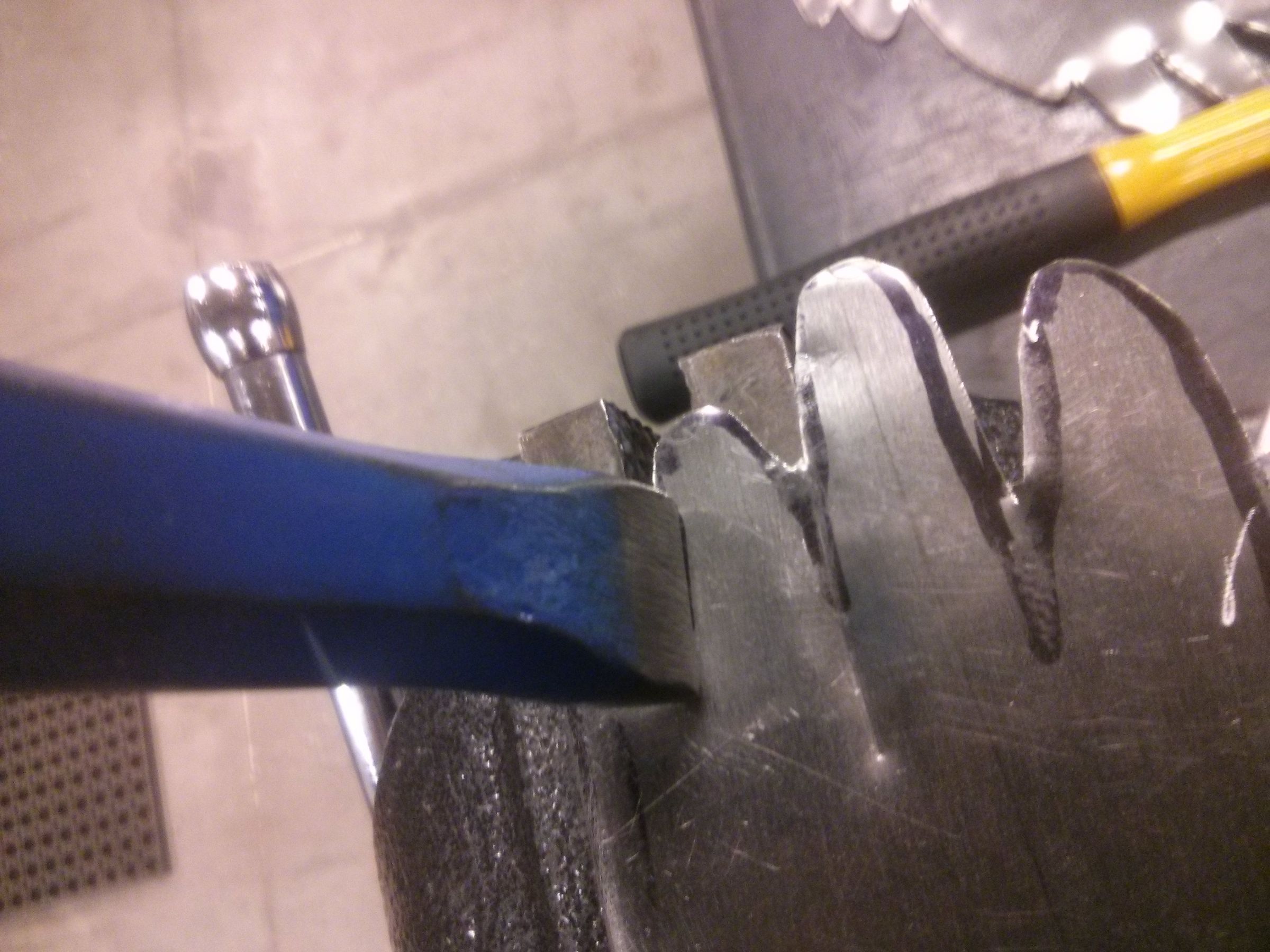 How to Roll and Emboss Sheet Metal With a Blunt Chisel 3 Steps