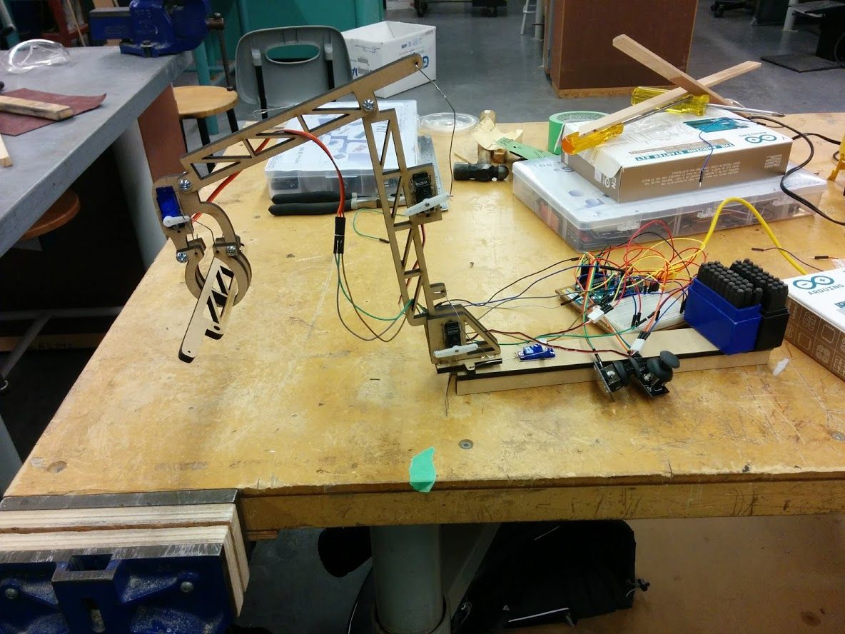 arduino robotic arm instructables