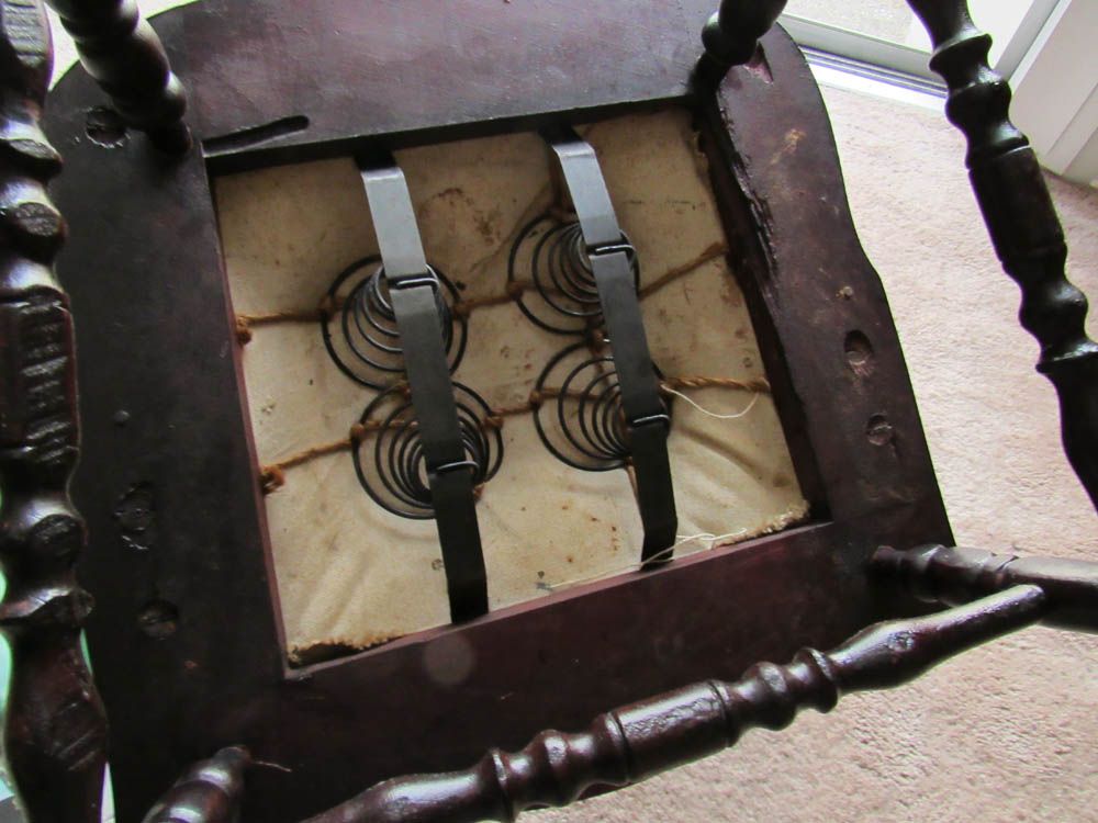 Refinishing Reupholstering A Hand Tied Spring Rocking Chair 7 Steps With Pictures Instructables