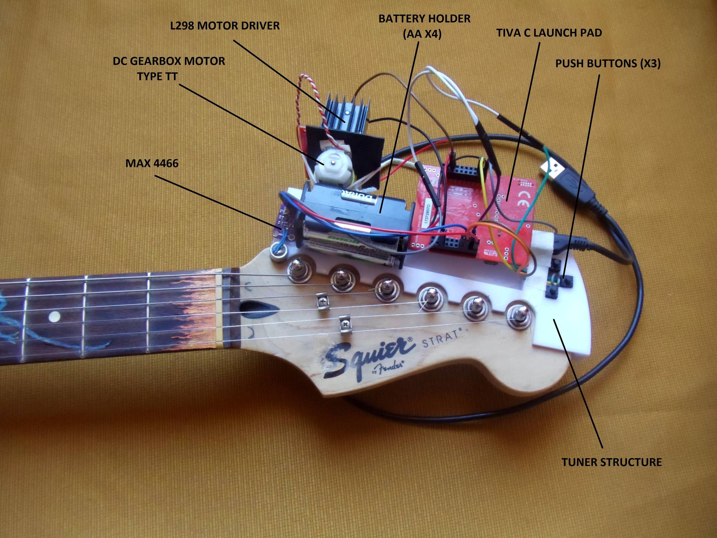 Detachable Guitar Auto Tuner 6 Steps (with Pictures) Instructables