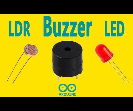 DIY guide for Arduino - Buzzer With LDR and LED with step-by-step instructions