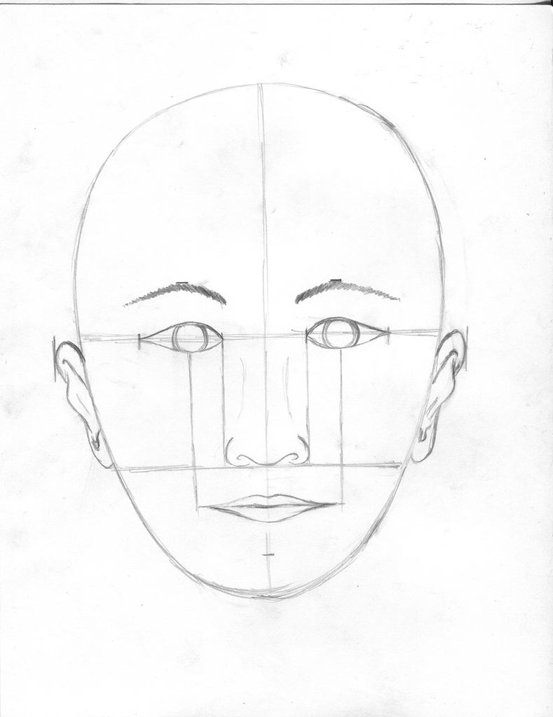 How To Draw A Face Proportions Made Easy 14 Steps Instructables How To Draw A Face Proportions Made Easy 14 Steps Instructables