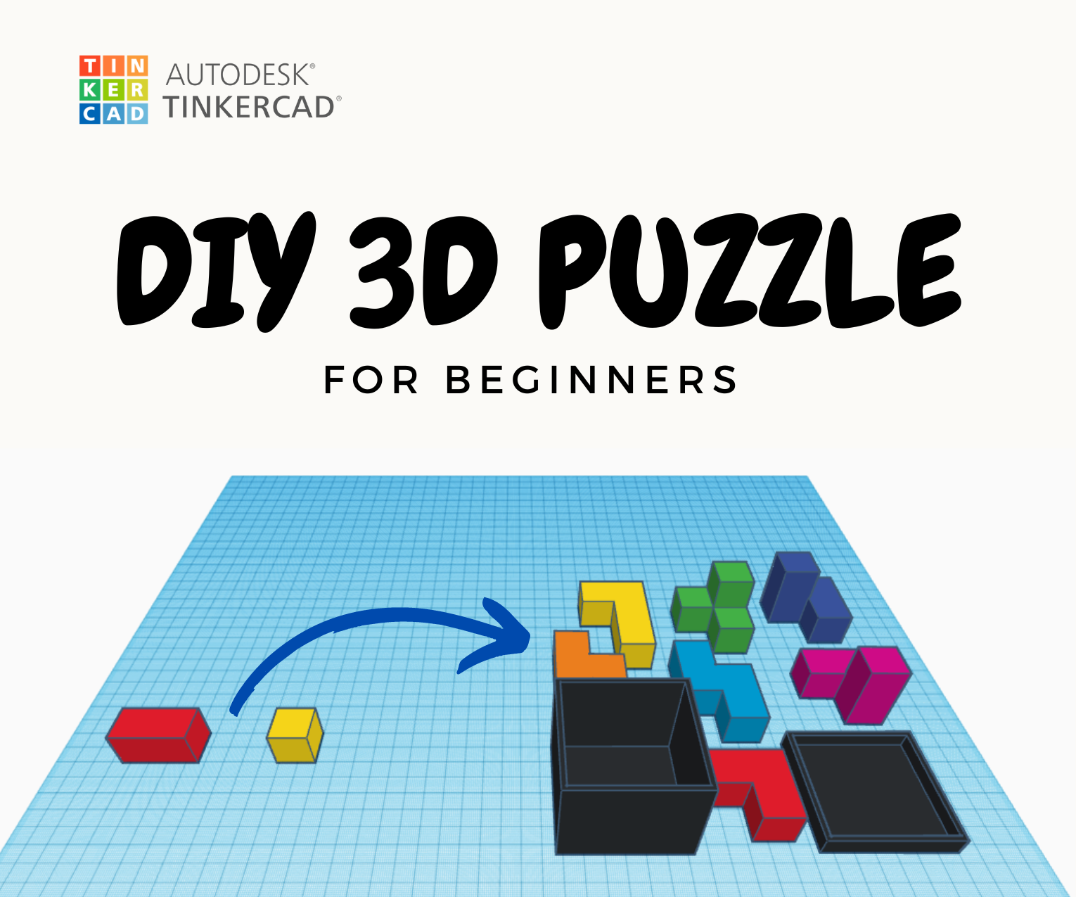 How to Make 3D Puzzle (Printable) With Tinkercad : 10 Steps (with ...