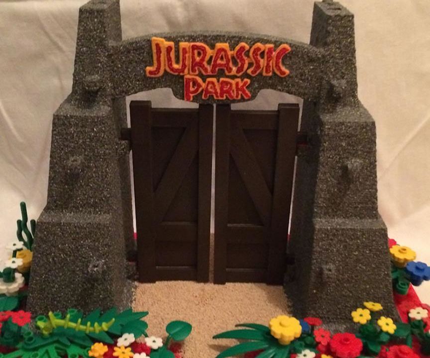 3d printed jurassic park gates DIY Project DIY Project Image