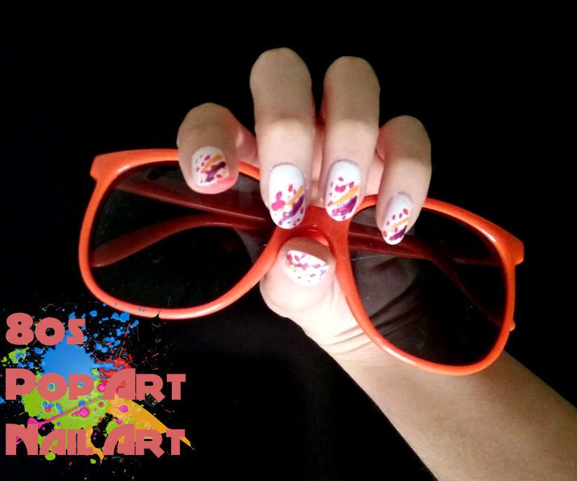 80s pop art nail art DIY Project DIY Project Image
