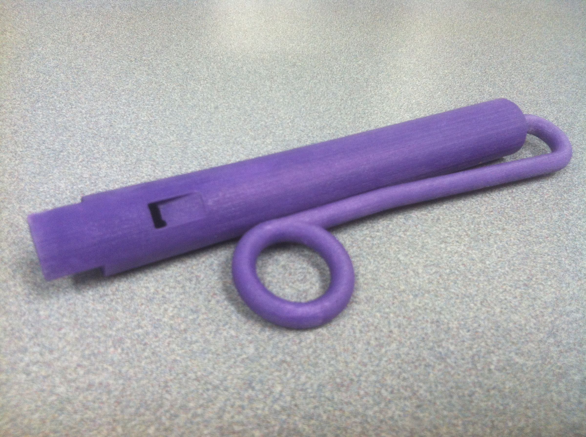 Making a Slide Whistle in 123D Design