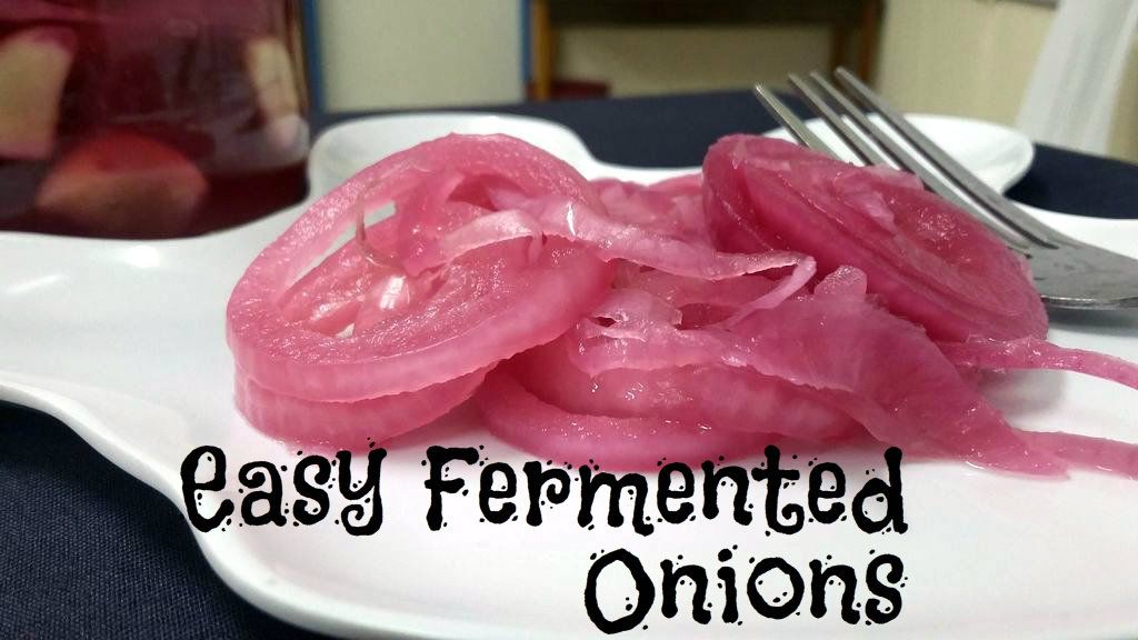 Easy Fermented Onions