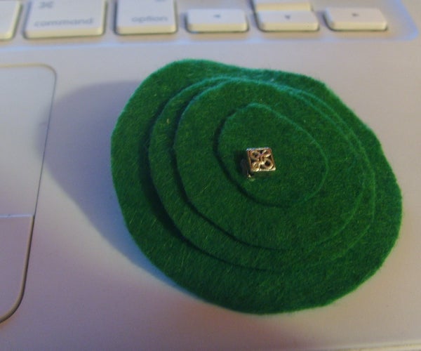 Easy Four Petal Hair Pin