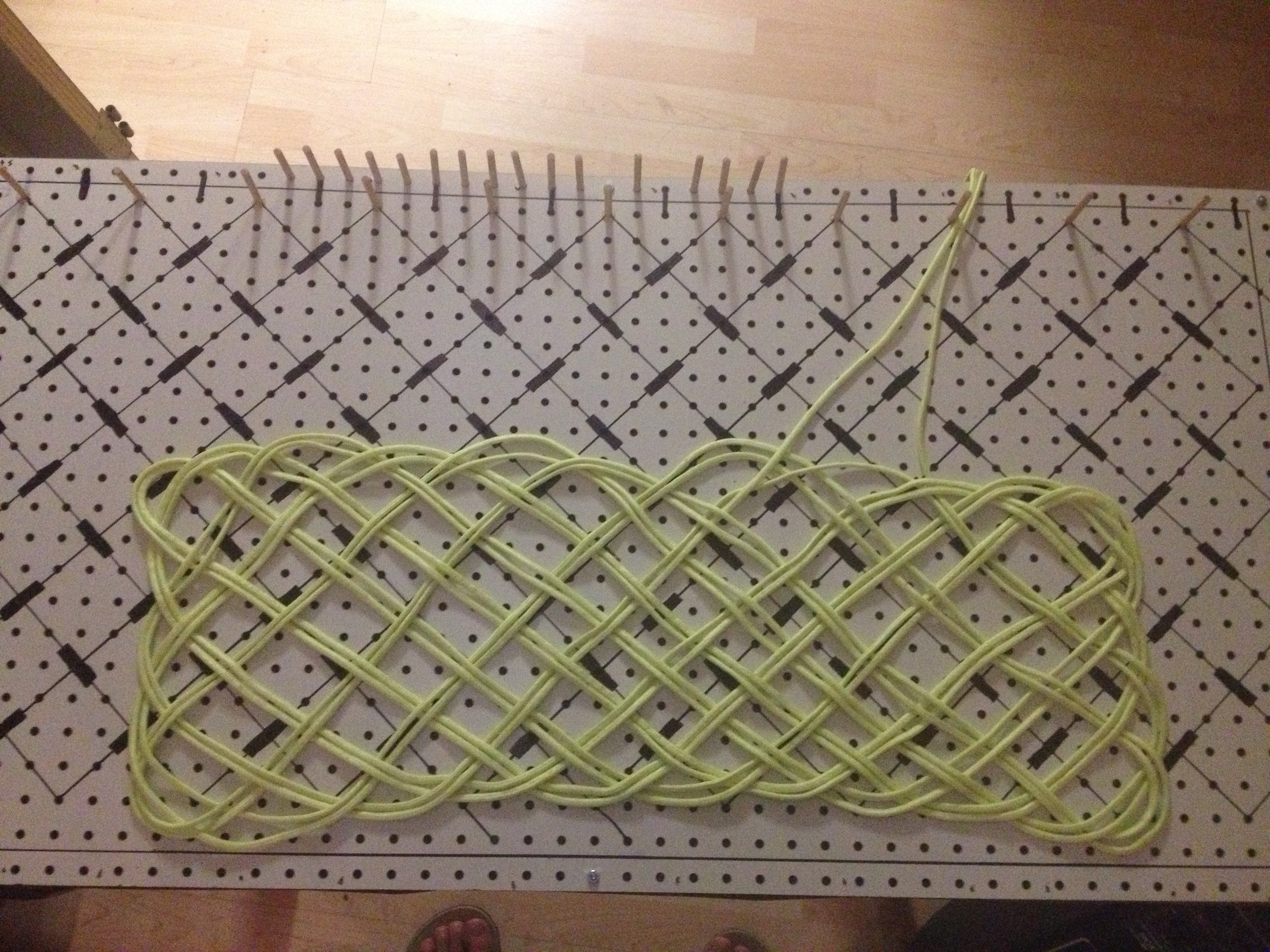 Adjustable Rope Mat Weaving Loom 7 Steps (with Pictures) Instructables