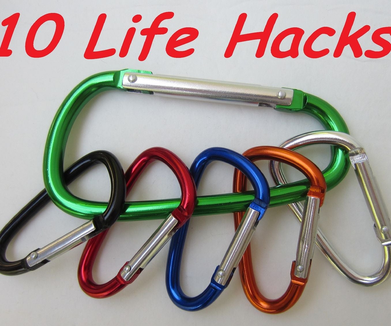 10 Life Hacks With Carabiners 10 Steps (with Pictures) Instructables