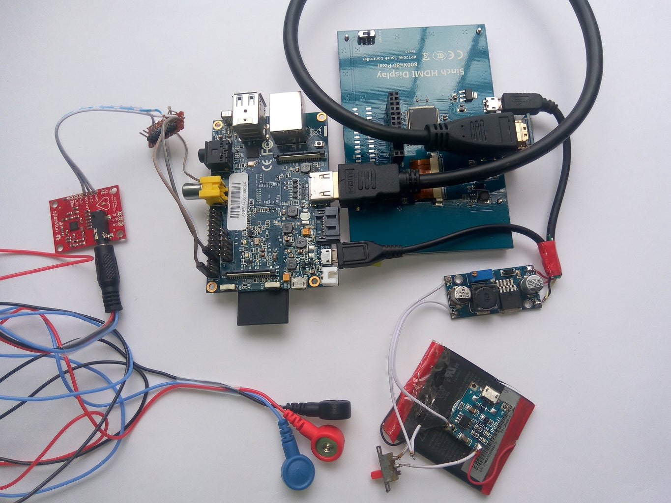 Portable ECG Machine : 9 Steps (with Pictures) Circuit Diagram