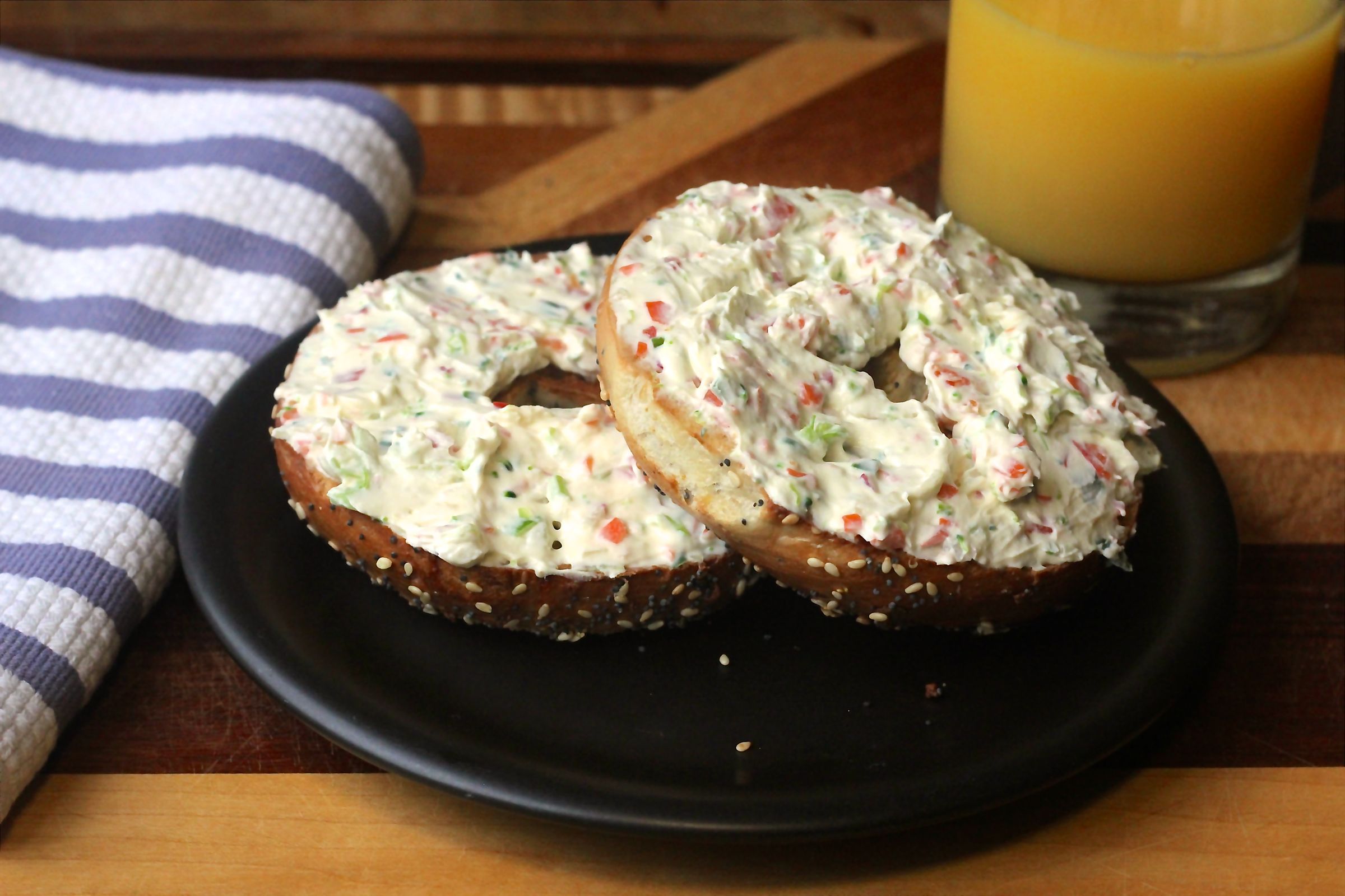 Homemade Veggie Cream Cheese