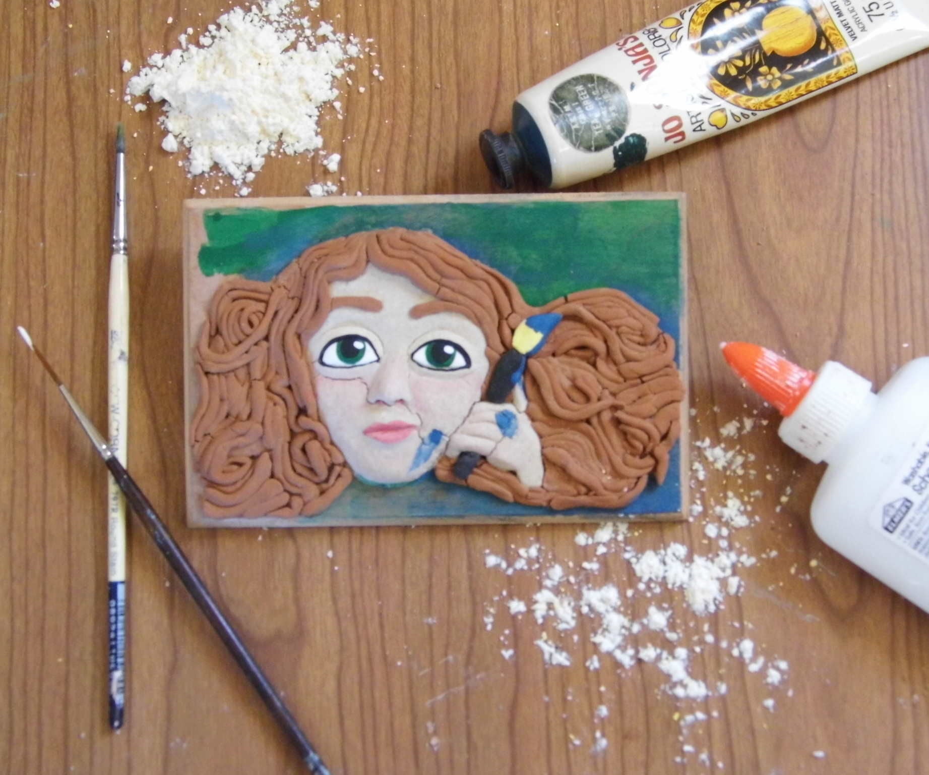 Homemade Clay With Paint 3 Steps Instructables