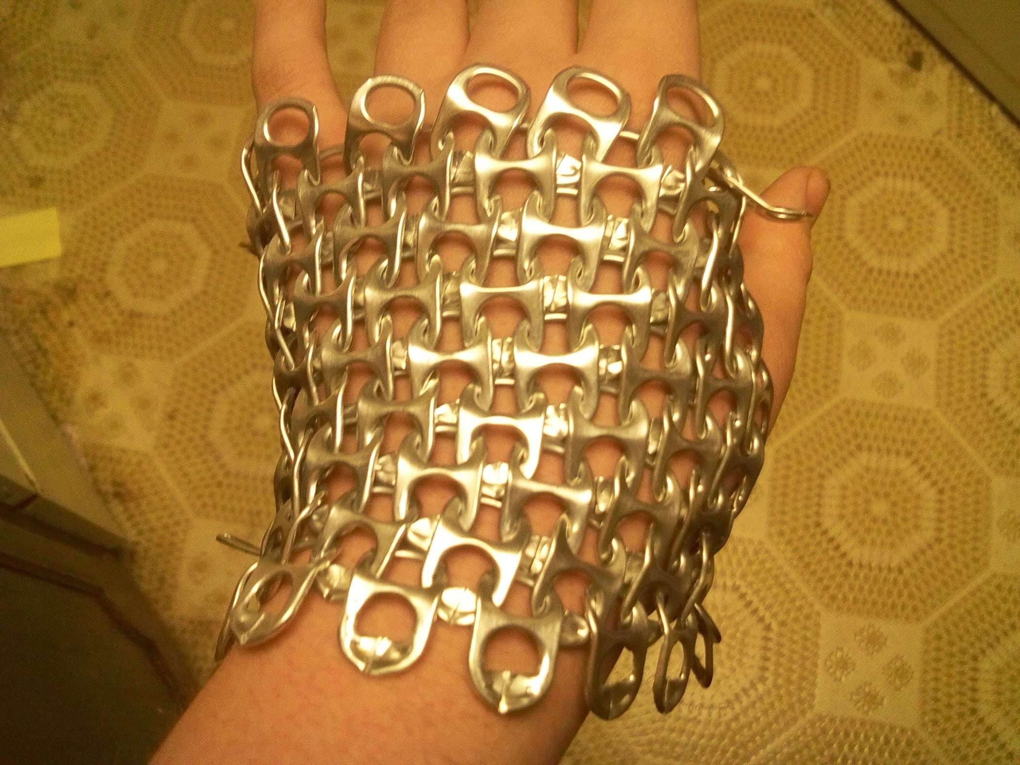 Can Tab Chainmaille Hand Guard Instructables