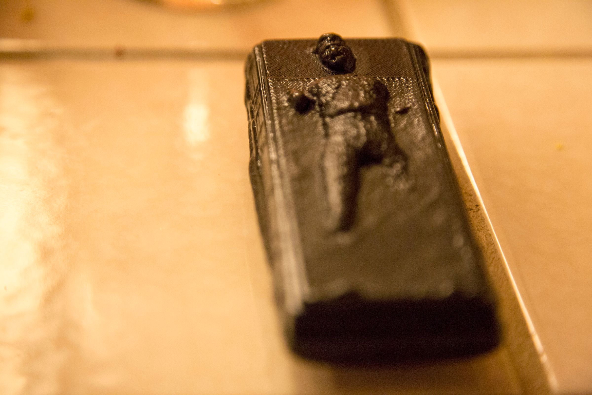 How to Make a Customfaced Carbonite Sculpture Out of Glass 15 Steps