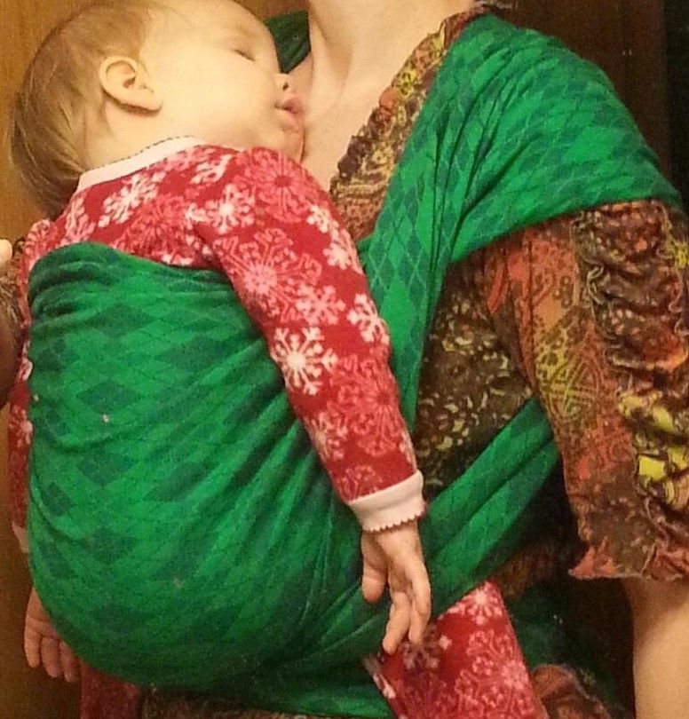 kangaroo carry woven wrap