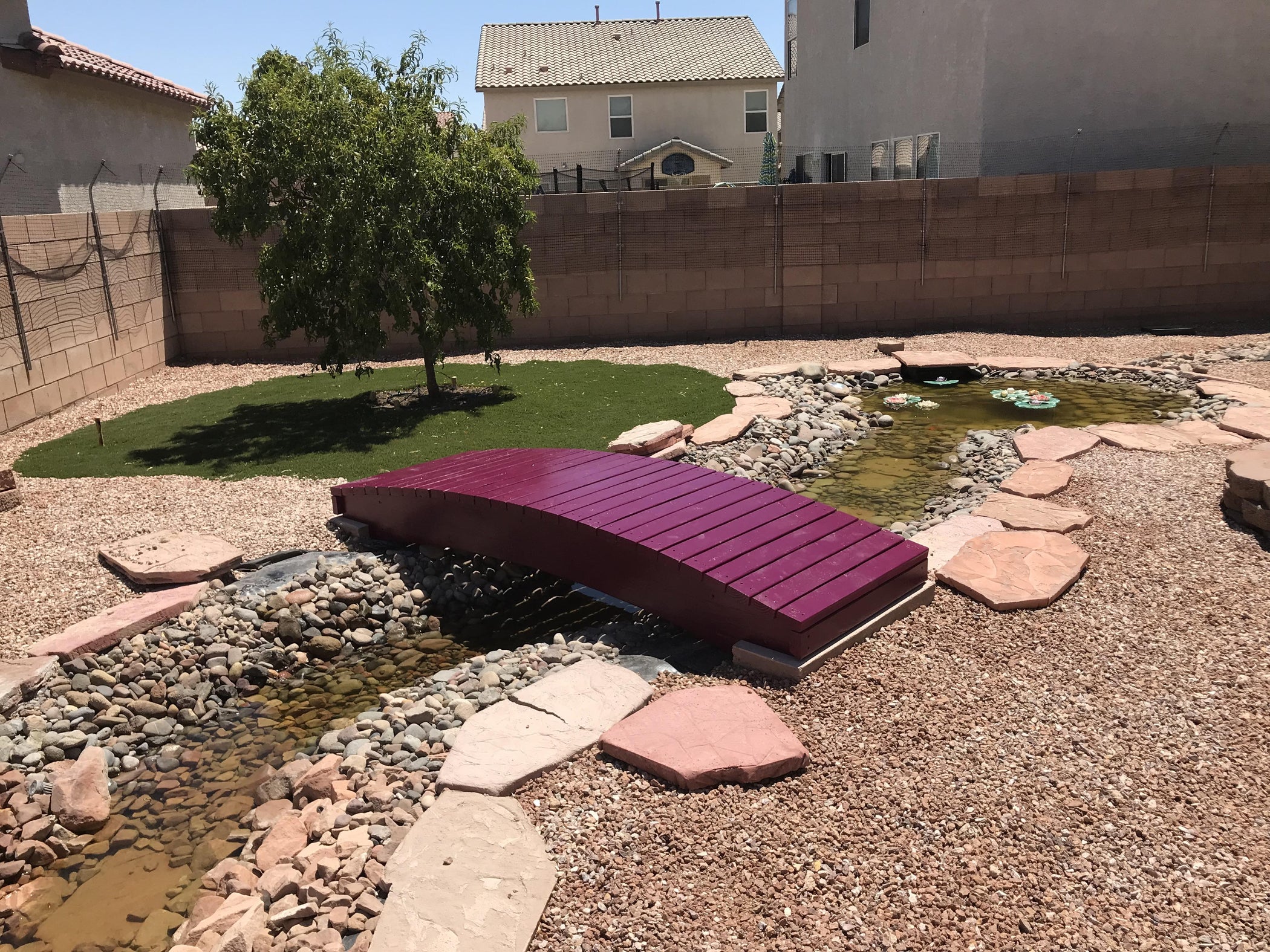 Simple Garden Bridge With Concrete Footings 7 Steps (with Pictures