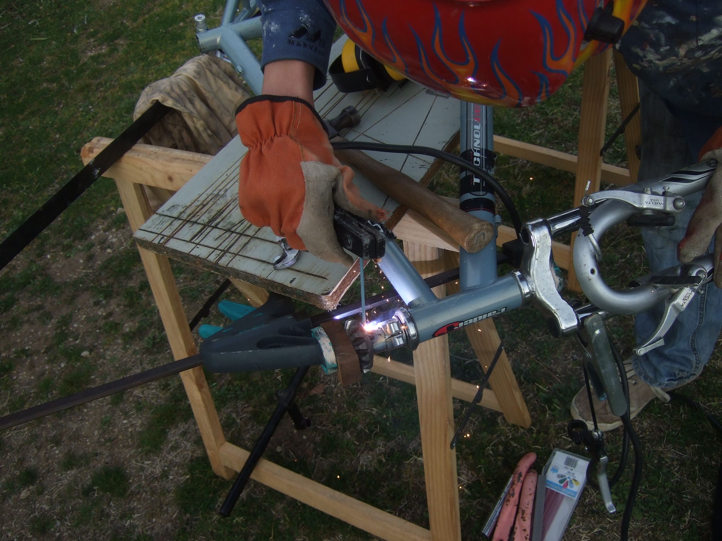 reverse steering bike