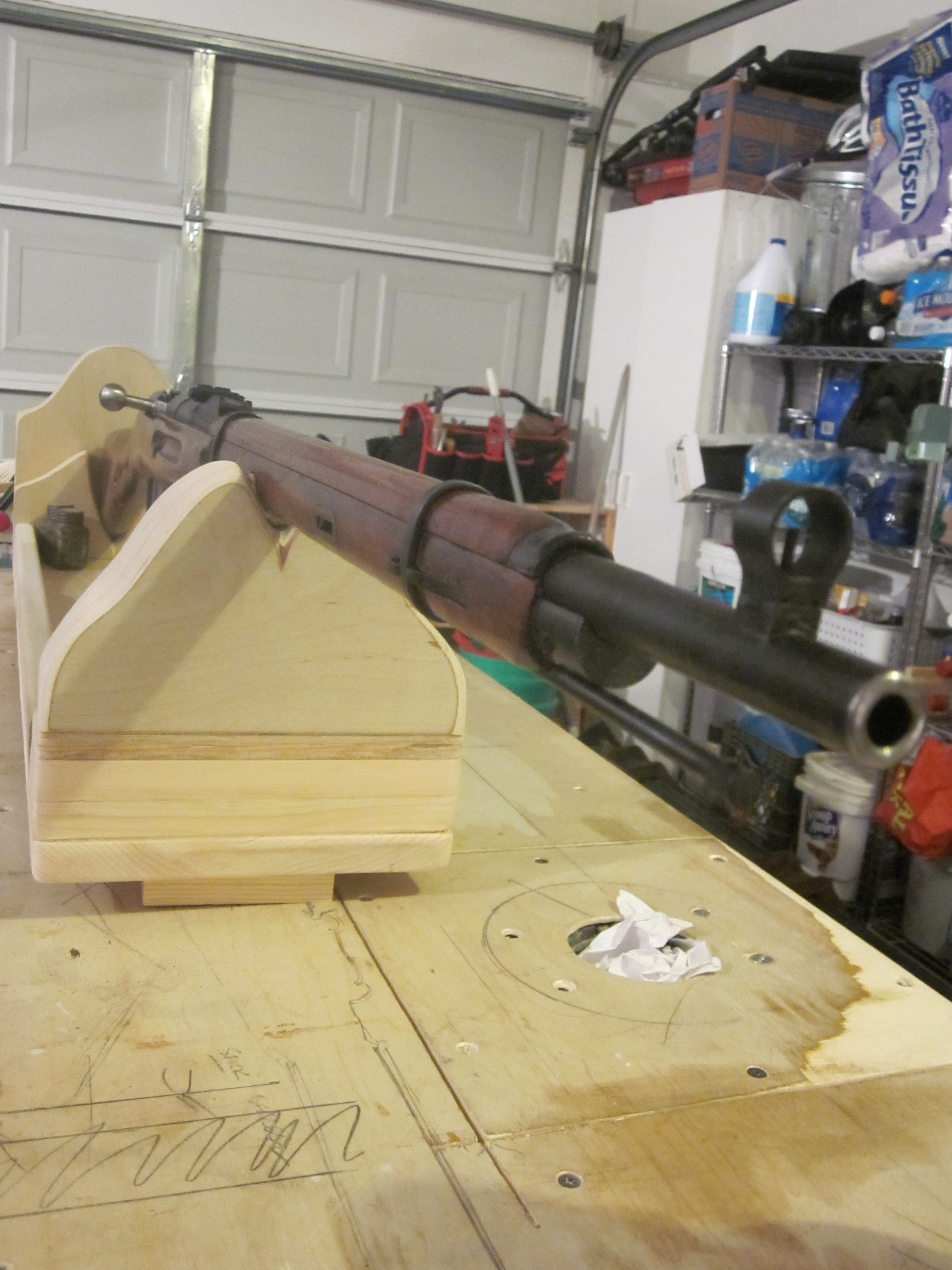 Rifle Cleaning Stand From Scrap Instructables
