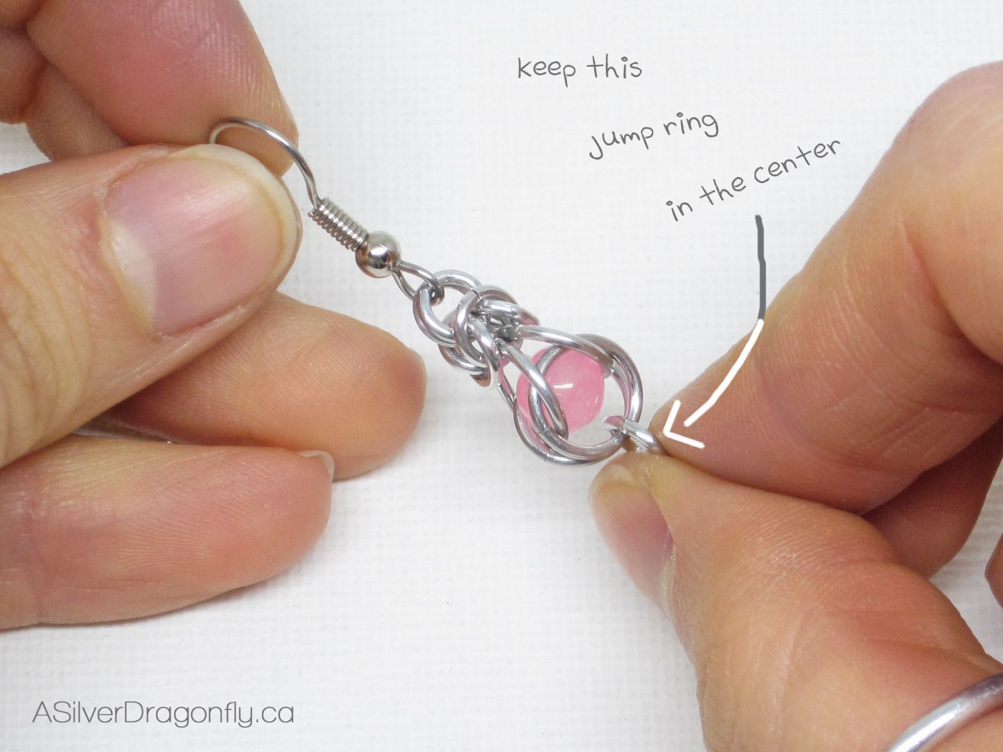 Captive Bead Chainmaille Earrings 27 Steps (with Pictures