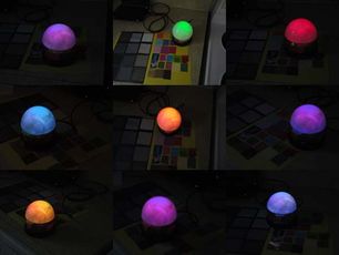 Magical Colour Copying Chameleon Lamp