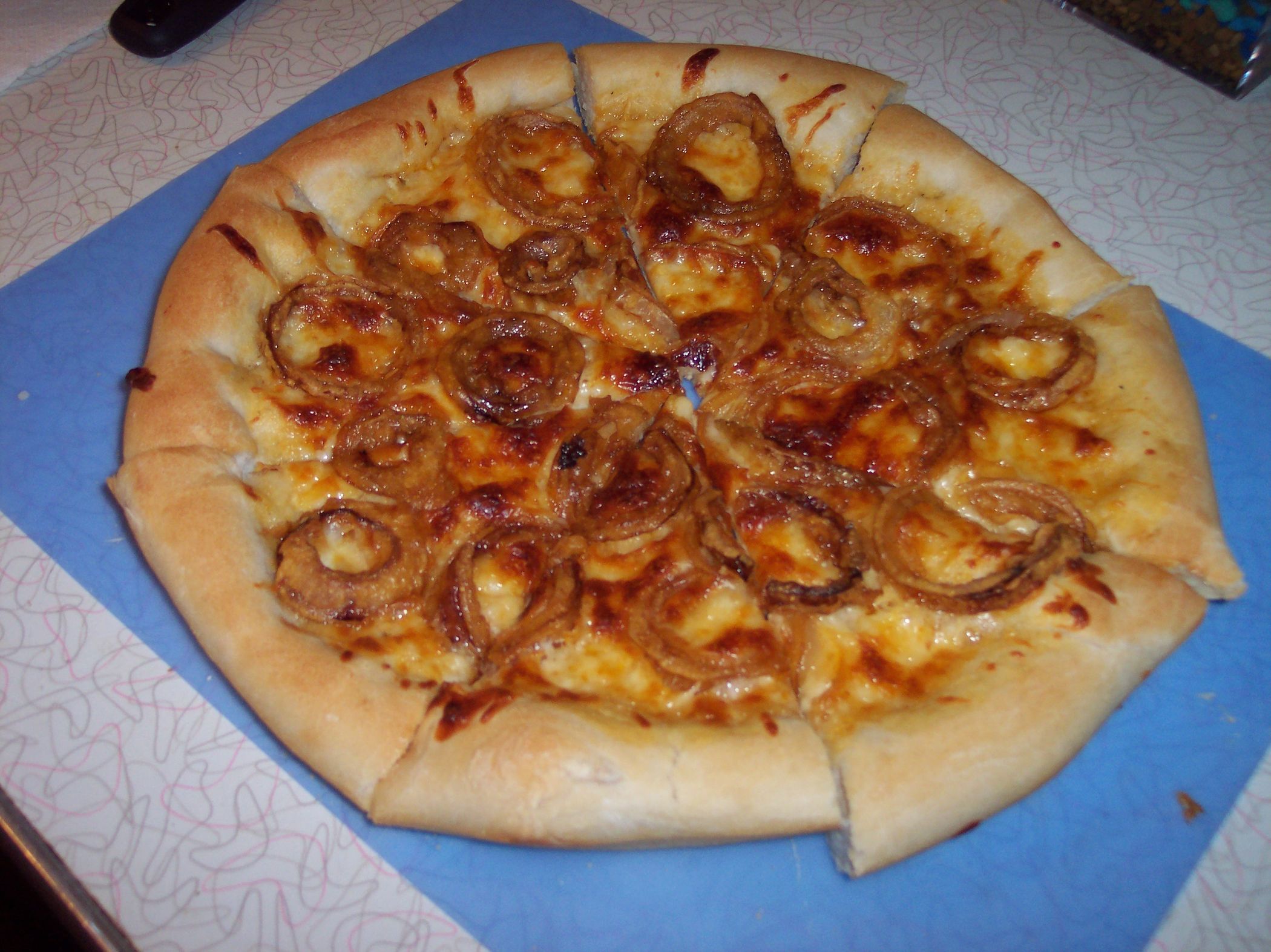 Onion Ring Pizza 4 Steps (with Pictures) Instructables