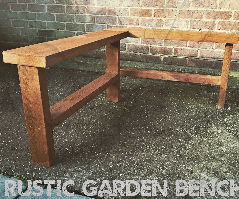 Rustic Garden Bench 4 Steps (with Pictures) Instructables