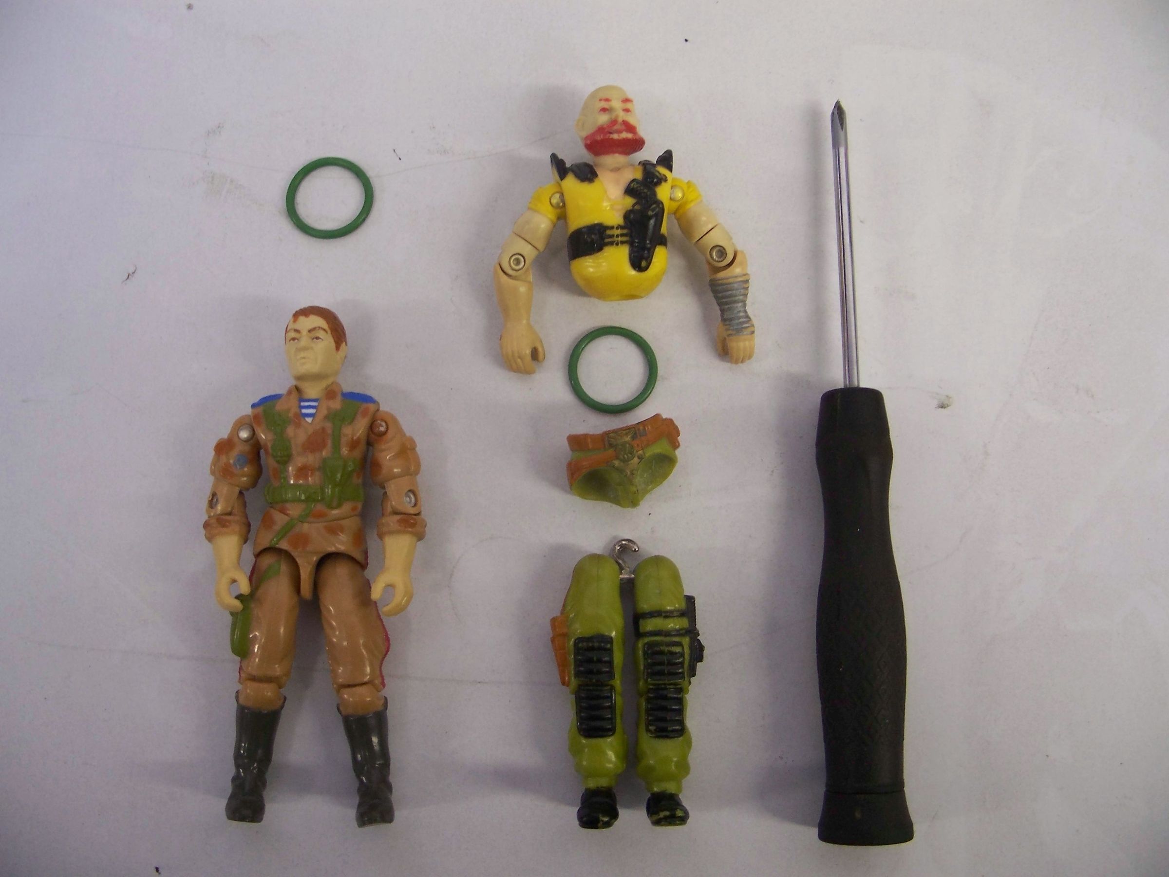 G.I.JOE Repair 1980's VintageRubber Band Replacement 3 Steps Instructables