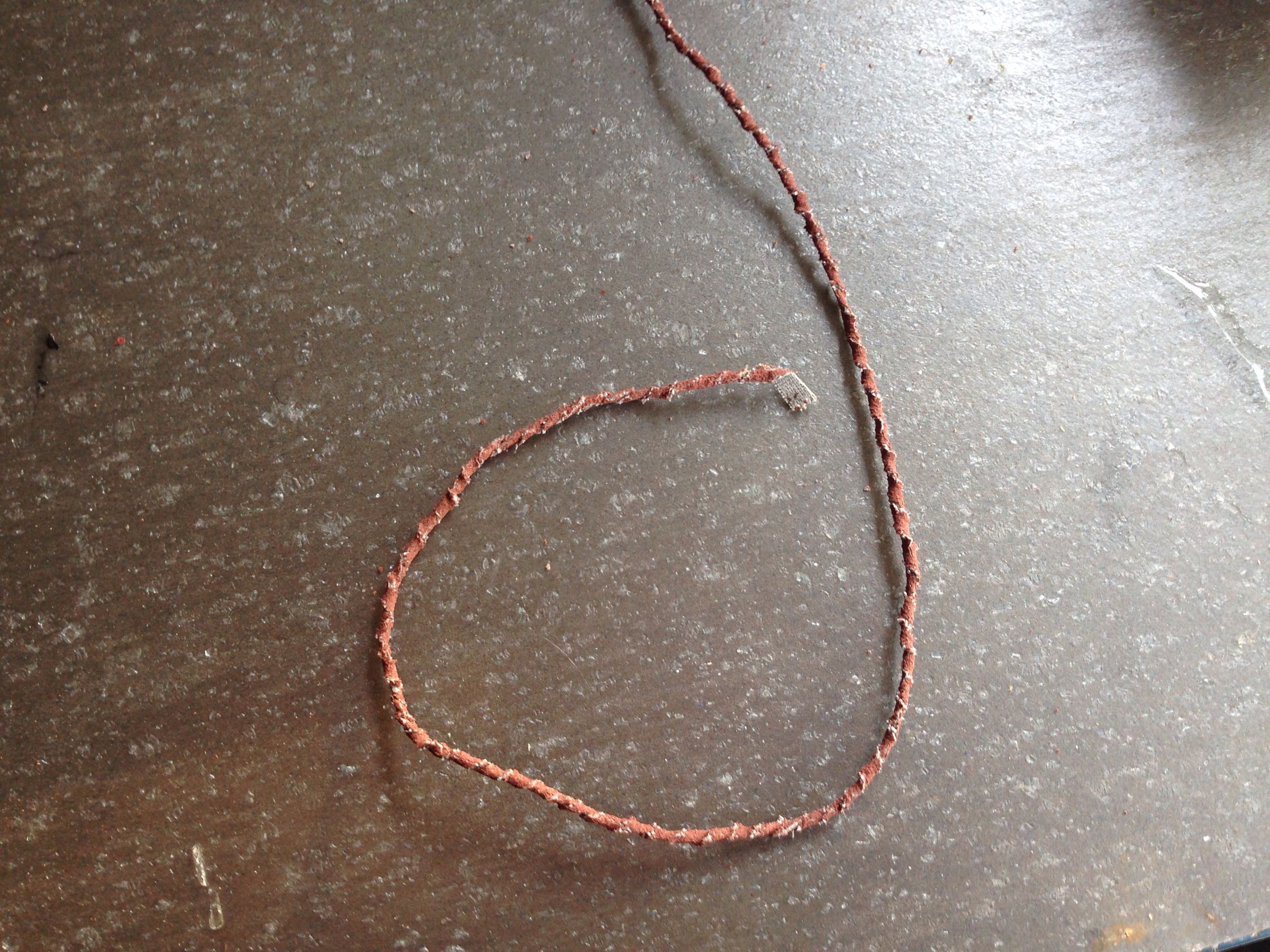 DIY Sanding Cord for Wood Turners 5 Steps (with Pictures