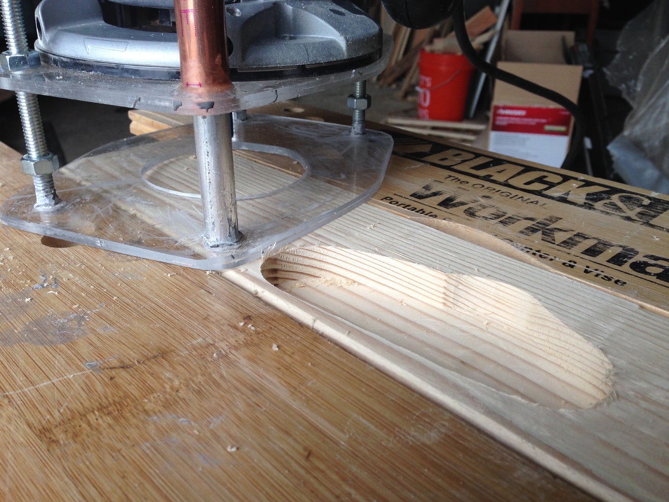 Plunge Router Base for a Fixed Router : 6 Steps (with Pictures ...