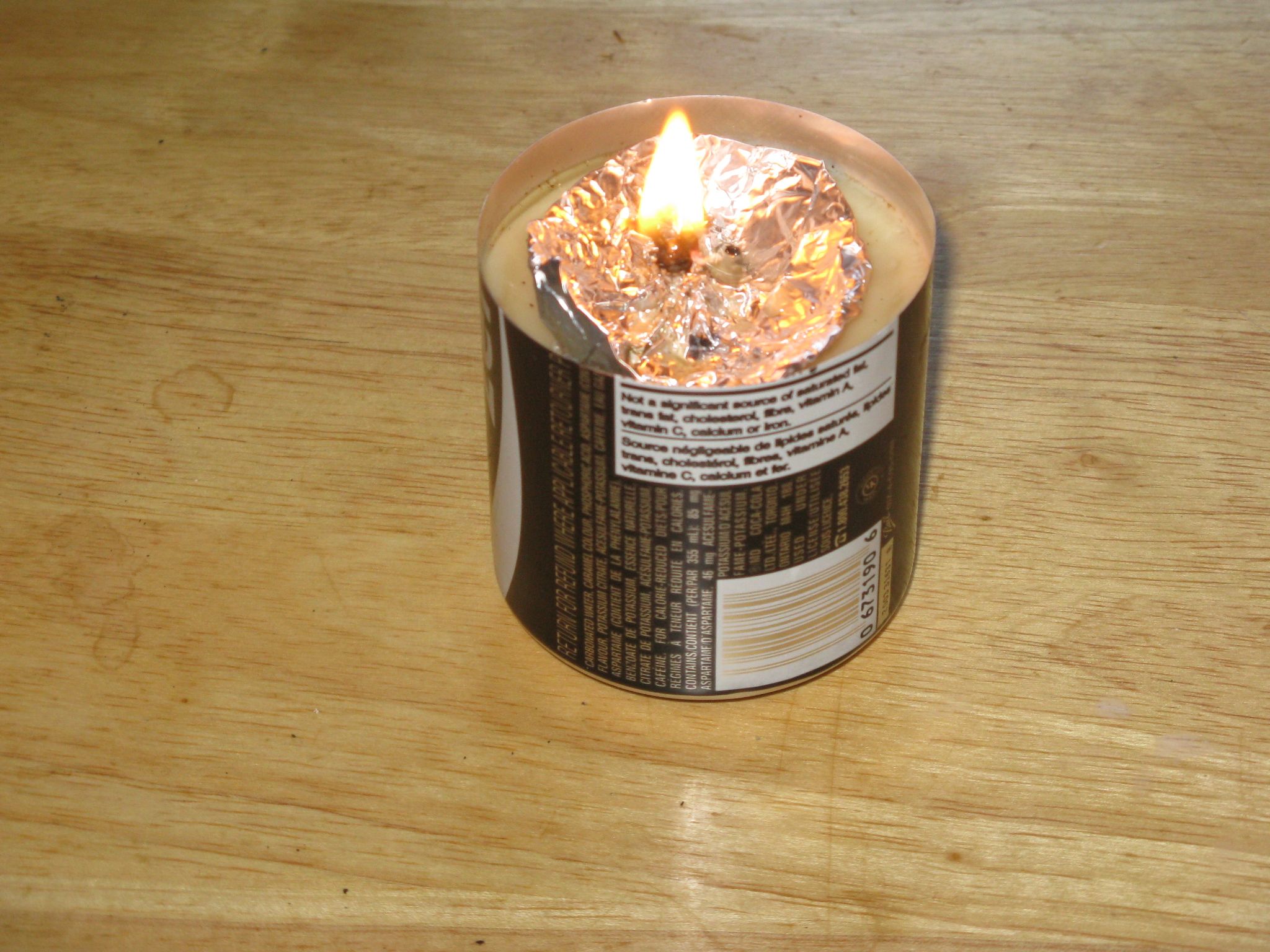 Fat Candle 3 Steps Instructables