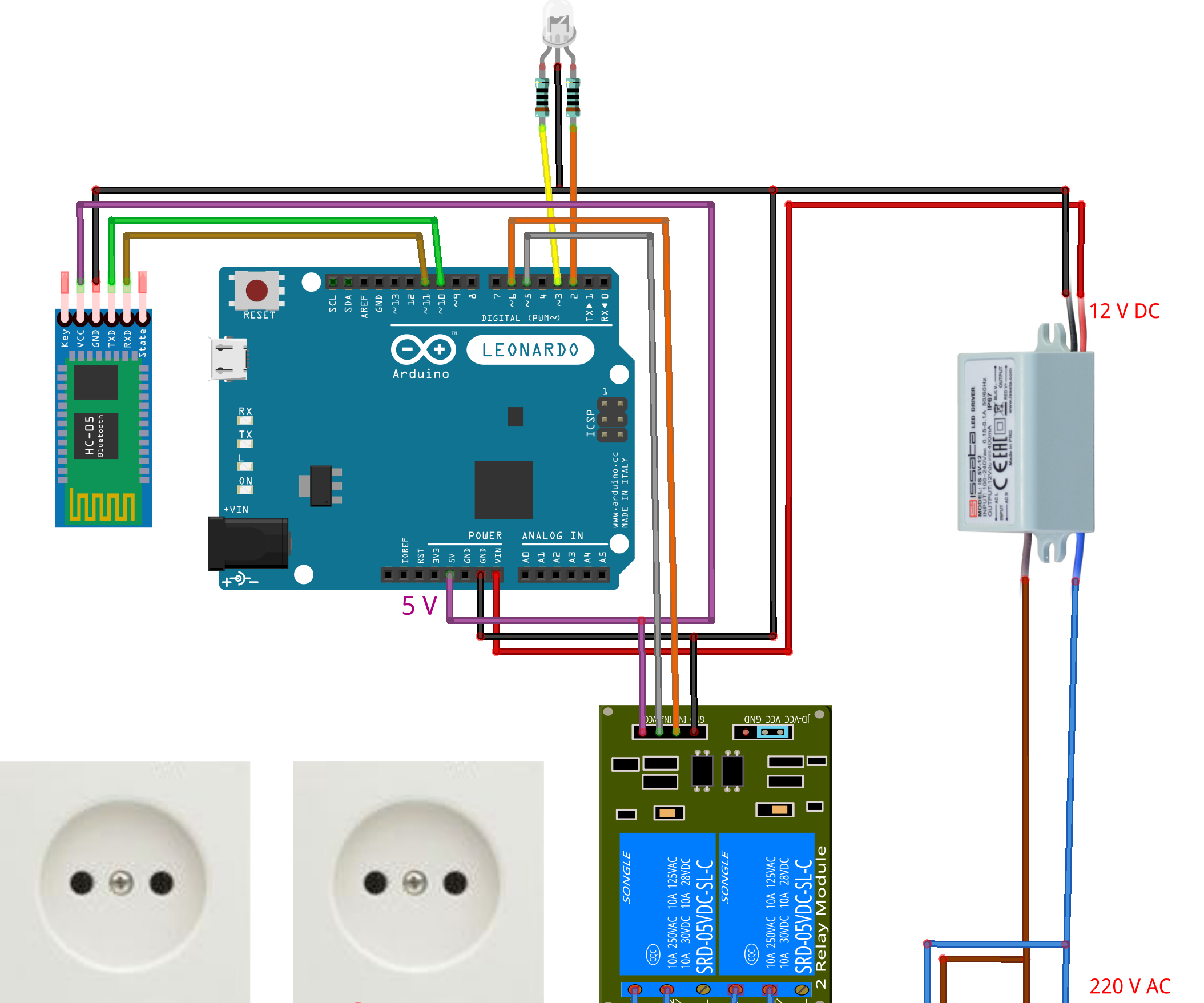 керування розетками через bluetooth DIY Project DIY Project Image