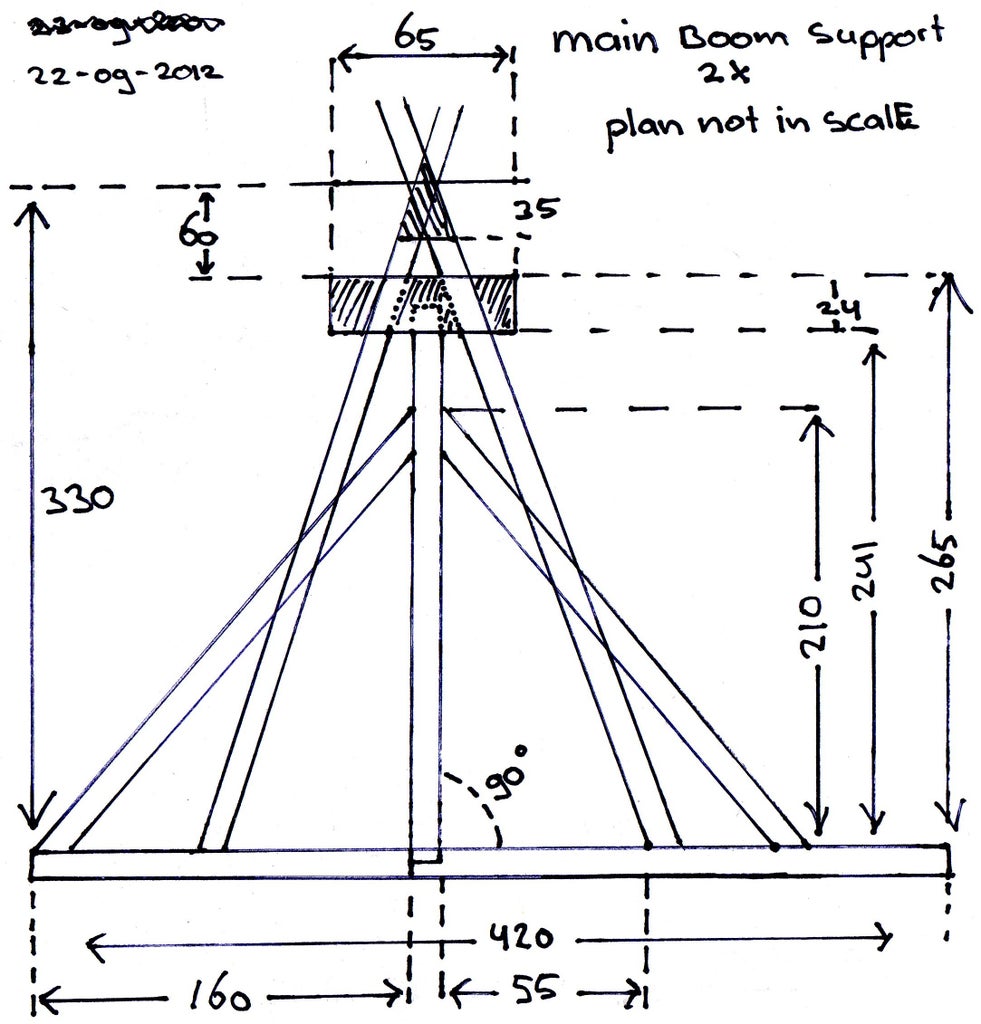 Trebuchet (working) Model Step by Step Free Plans and Instructions 14