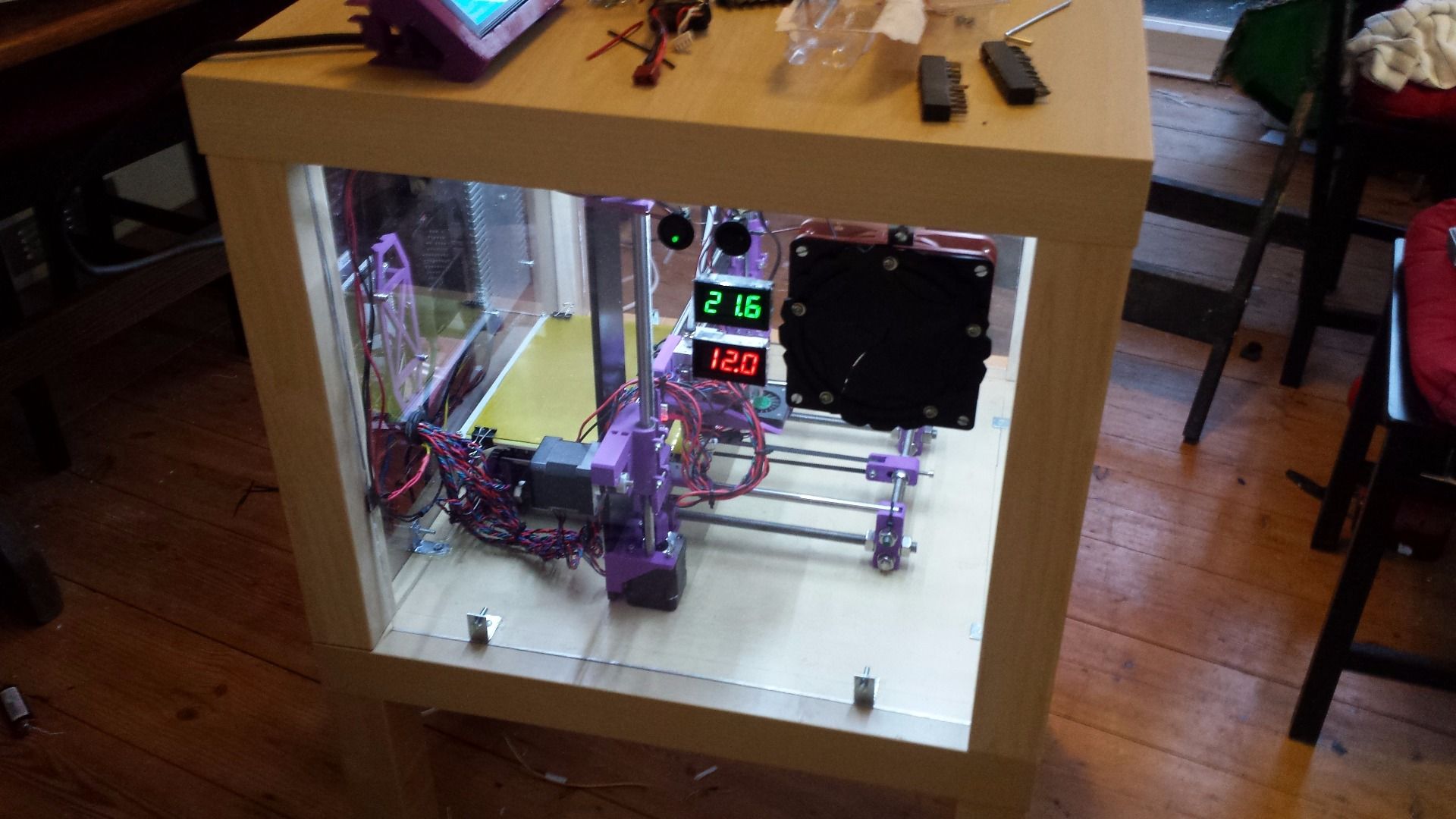 3d Printer Enclosure From Upcycled Furniture 9 Steps (with Pictures) Instructables