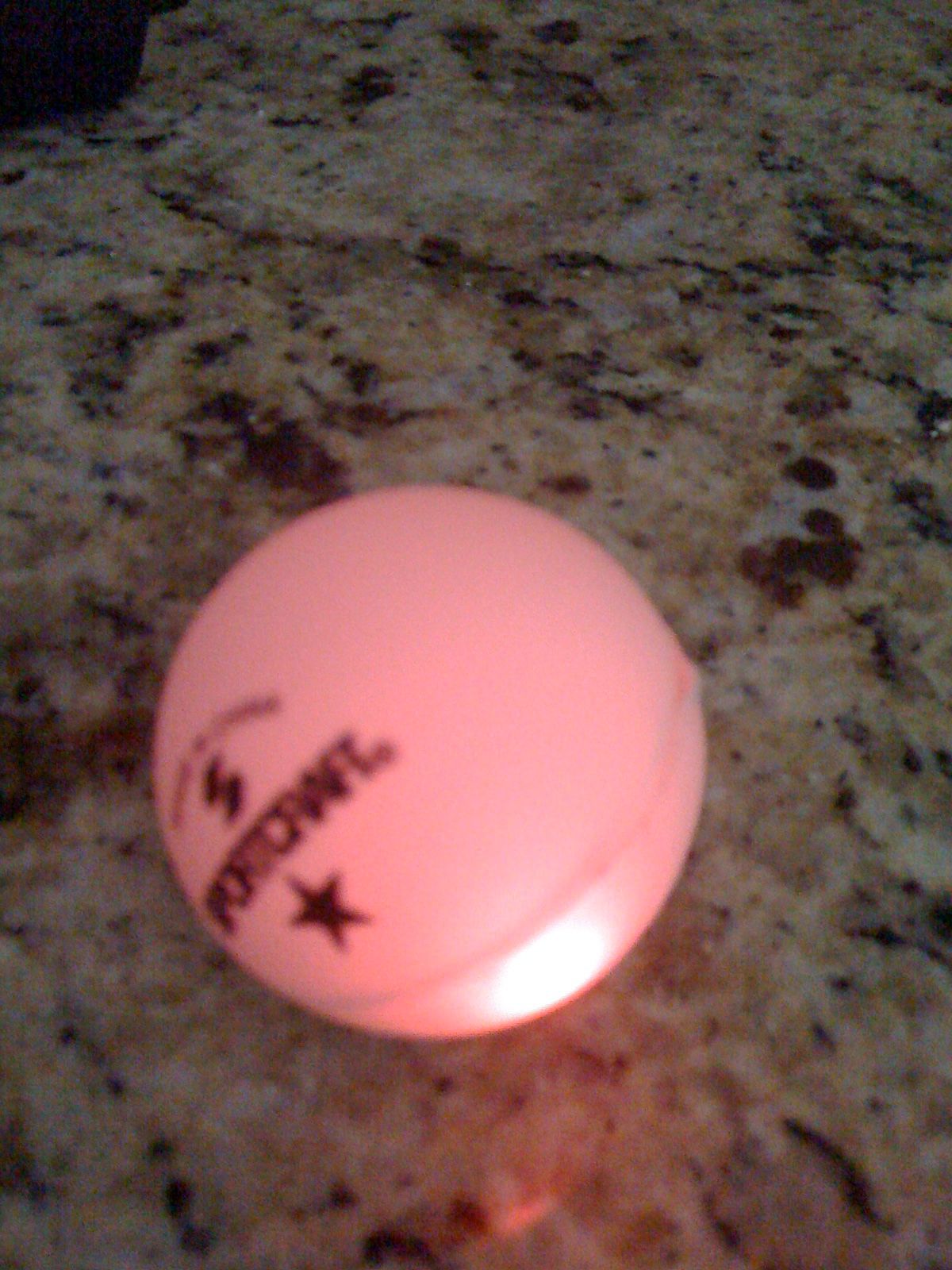 glowing ping pong ball (throwable) DIY Project DIY Project Image