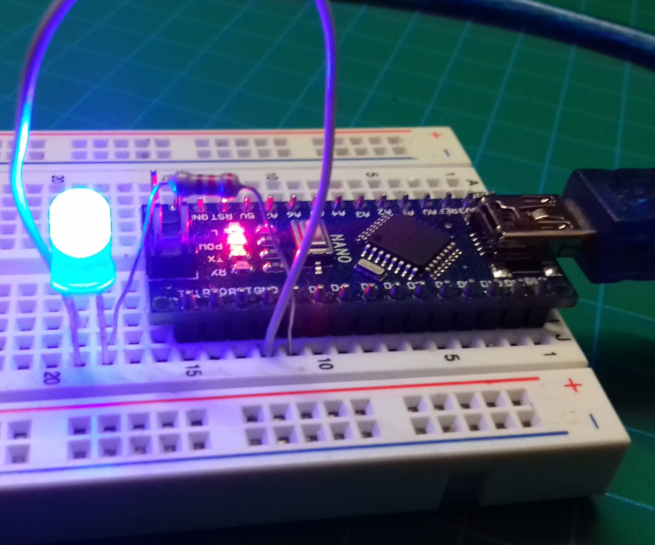 How to Wire an Arduino With a Led (Como Conectar Un Arduino Con Un Led) : 4 Steps (with Pictures ...