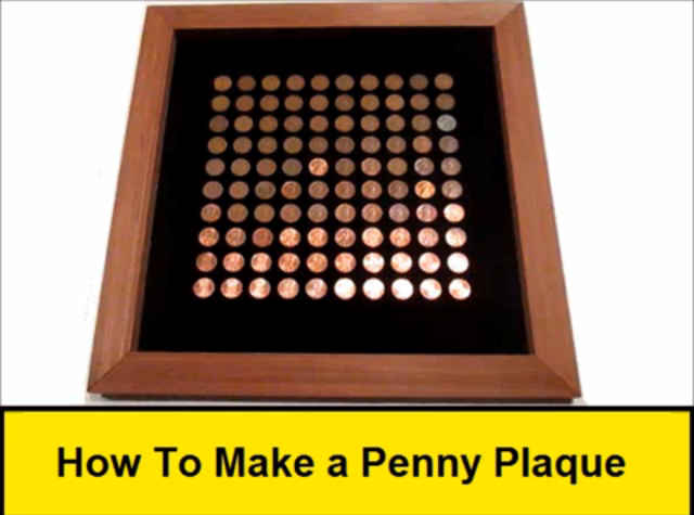 DIY guide for How To Make a Penny Plaque with step-by-step instructions