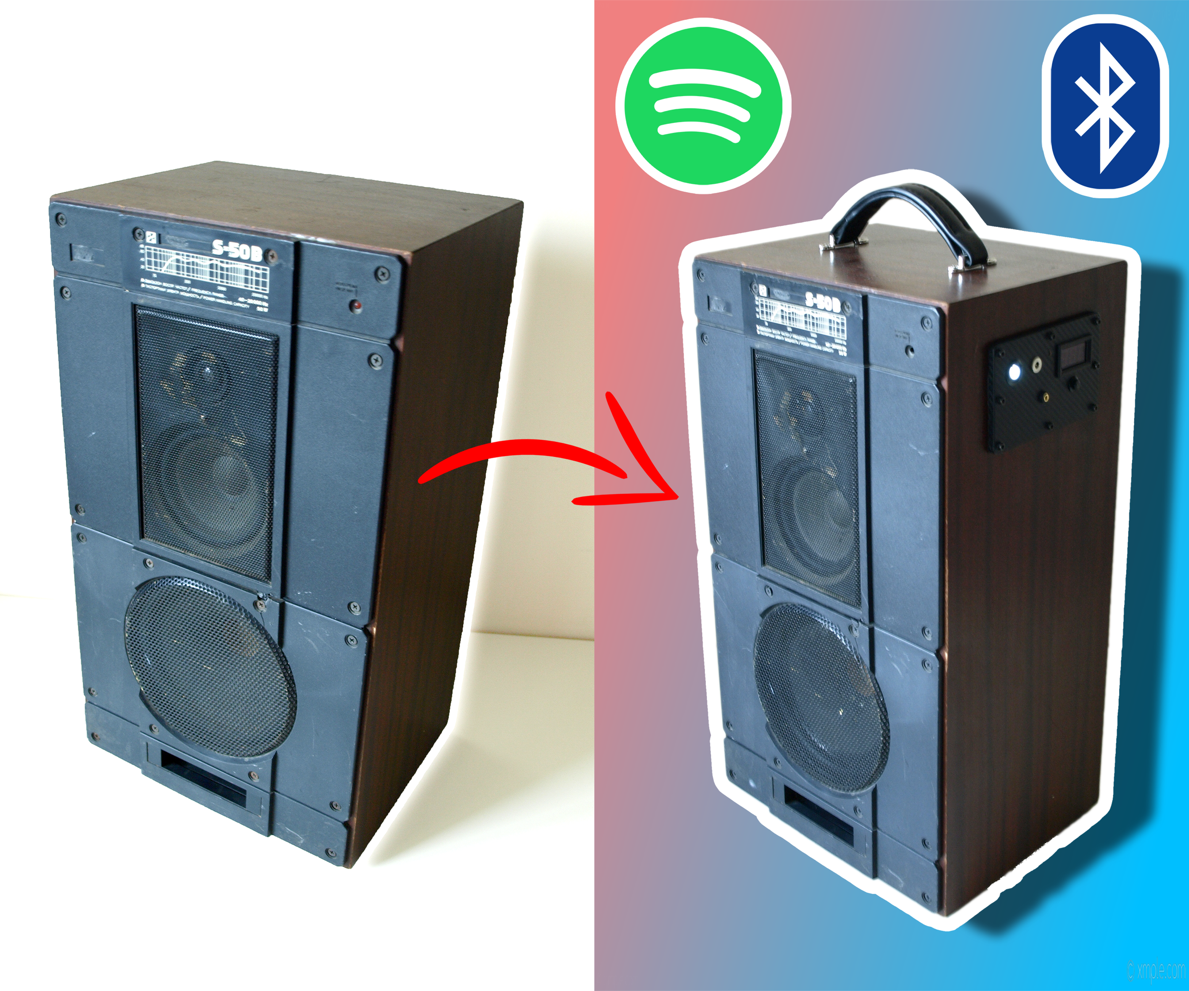 Old Speaker Conversion to Bluetooth Boombox 8 Steps (with Pictures