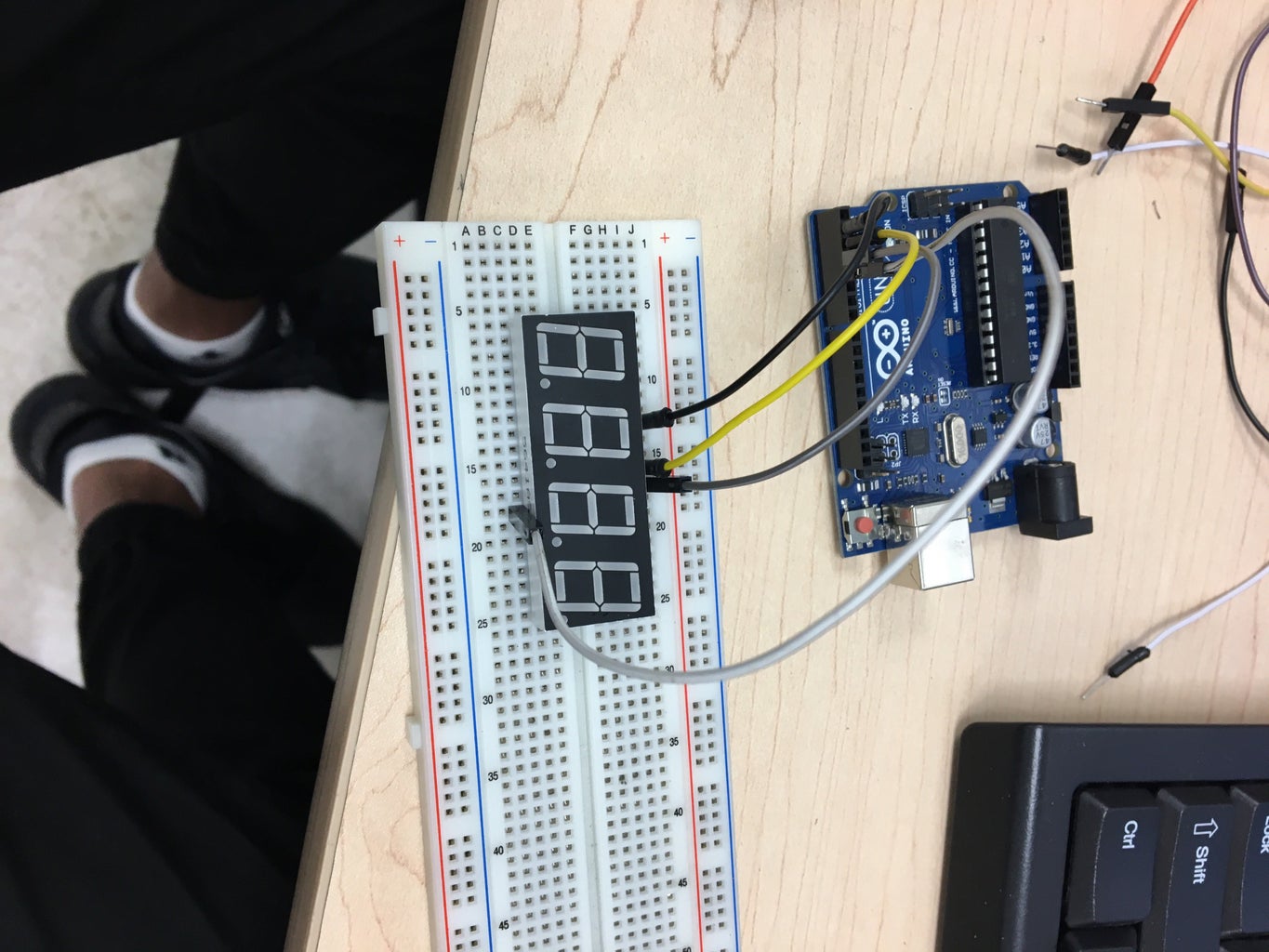 4 Digit 7-Segment Timer With Reset Button : 5 Steps - Instructables