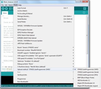 Programming STM32 (BluePill) Via Arduino for Beginners : 9 Steps ...