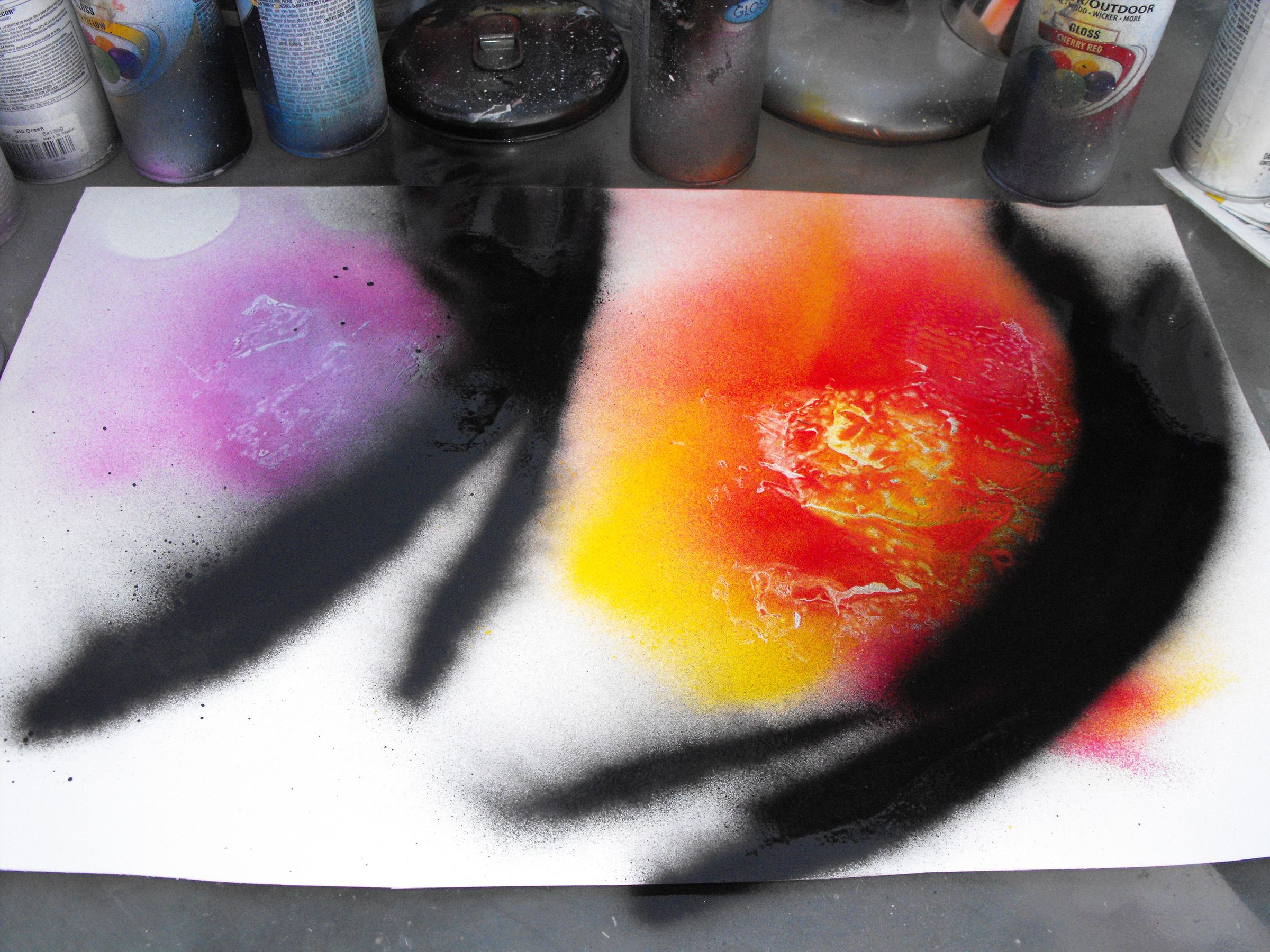 How to Paint an Amazing Space Scene 5 Steps (with Pictures) Instructables