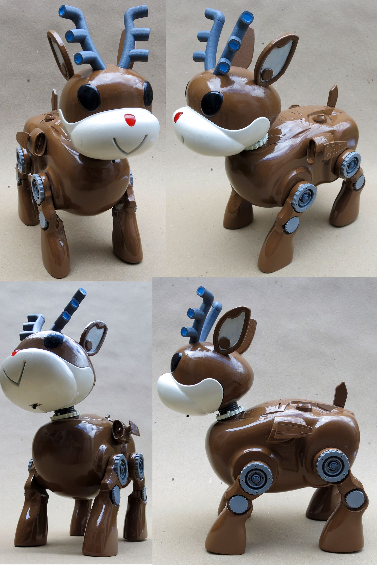 robot reindeer toy