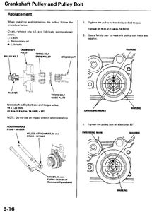 Replacing the Timing Belt (Honda Civic 1999, D15B Engine) : 6 ...
