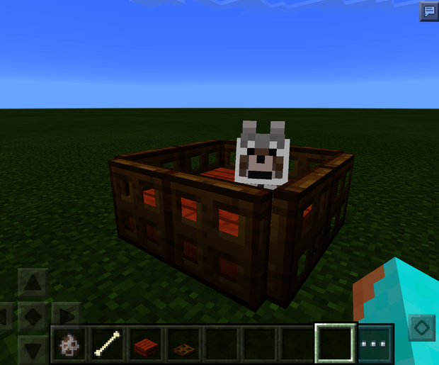 How To Make A Pet Bed In Minecraft Pe 0 13 0 5 Steps Instructables